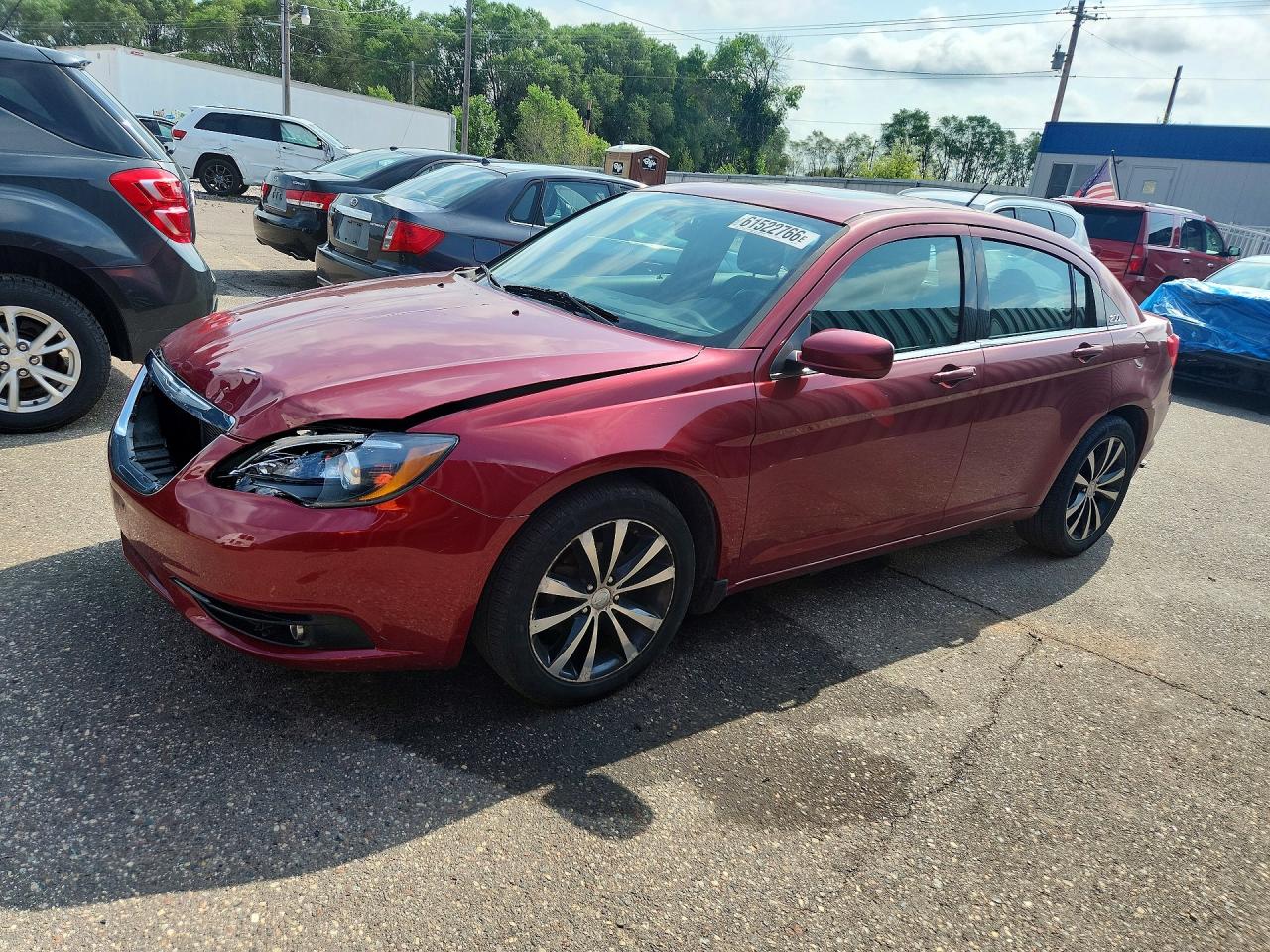 2014 Chrysler 200 Touring Red vin: 1C3CCBBG6EN179847