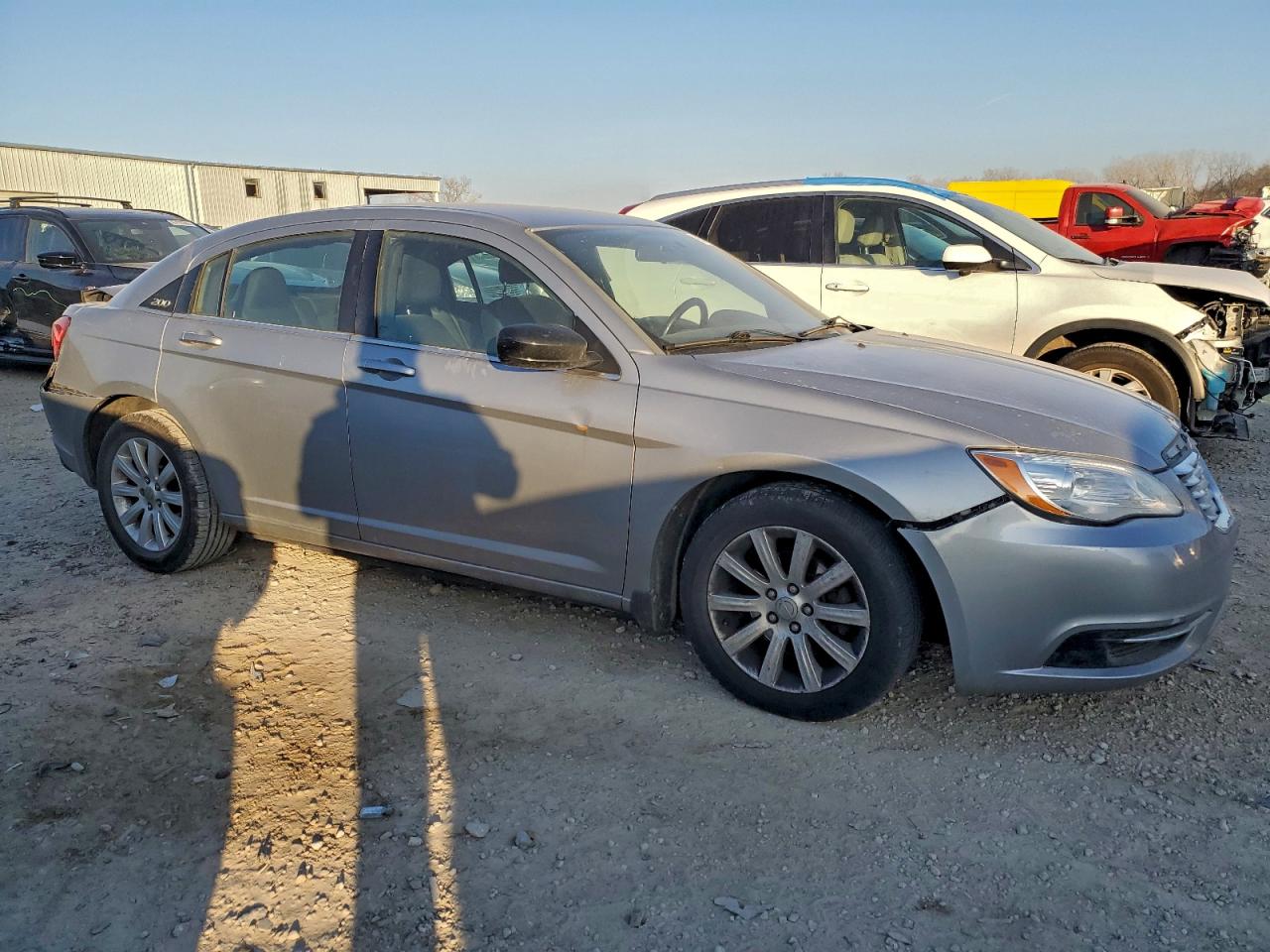 2013 Chrysler 200 Touring Silver vin: 1C3CCBBG7DN527489