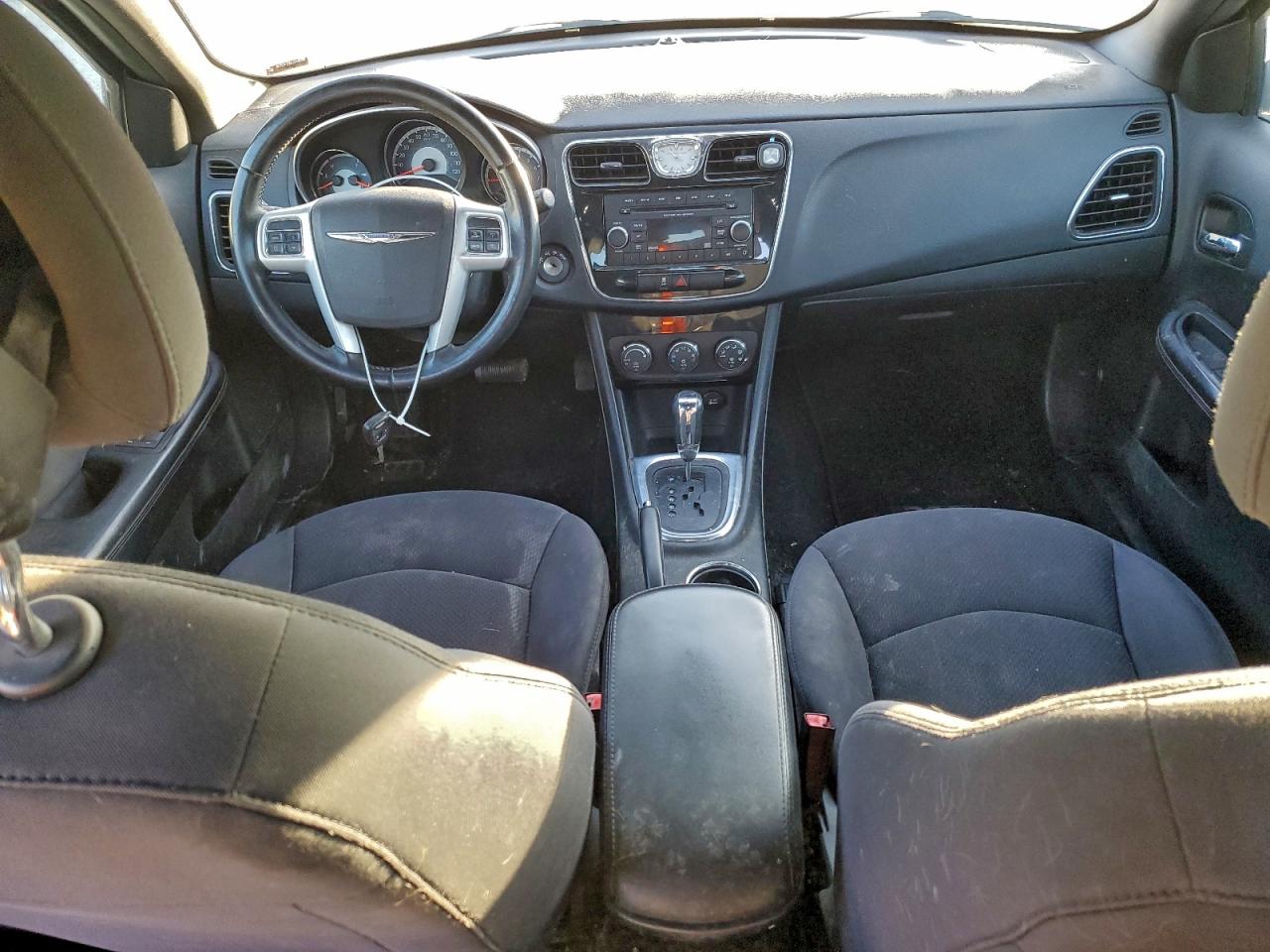 2013 Chrysler 200 Touring Silver vin: 1C3CCBBG7DN527489