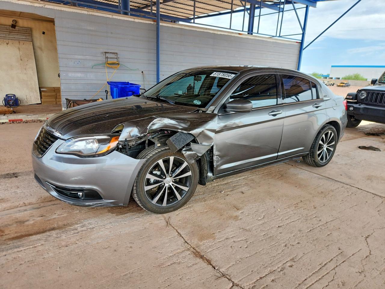2012 Chrysler 200 Touring Серый vin: 1C3CCBBG8CN297041