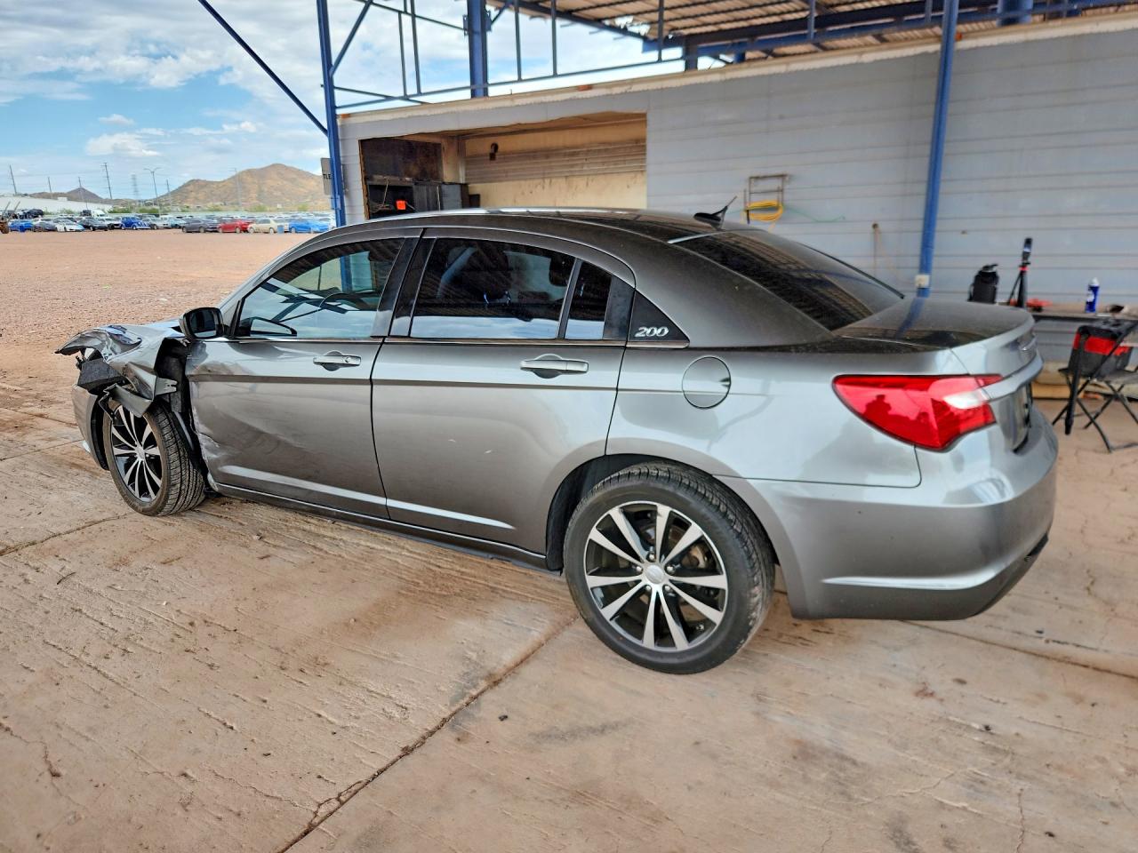 2012 Chrysler 200 Touring Серый vin: 1C3CCBBG8CN297041