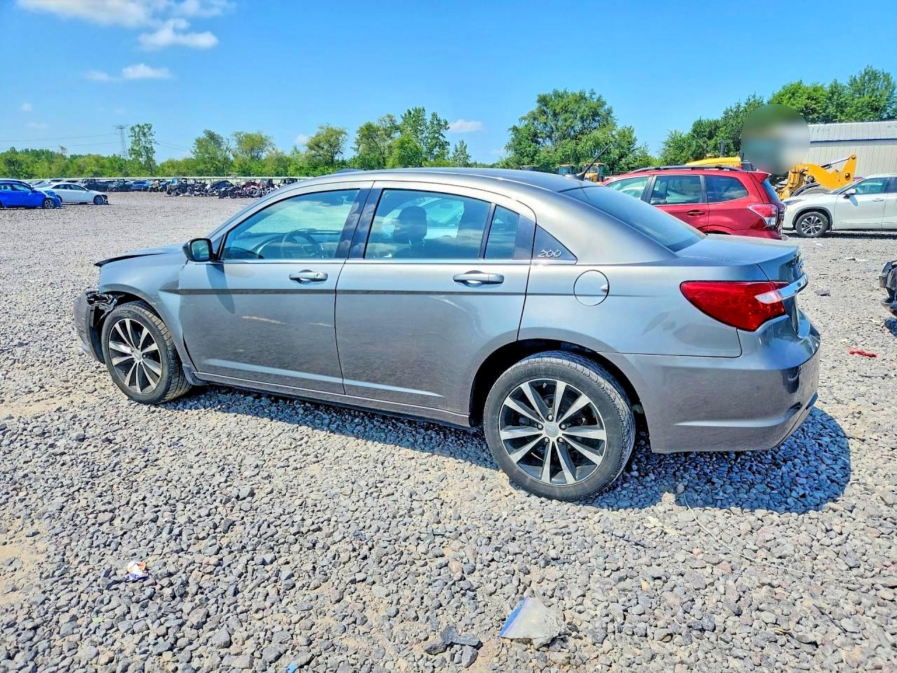 2012 Chrysler 200 Touring Gray vin: 1C3CCBBG9CN296271