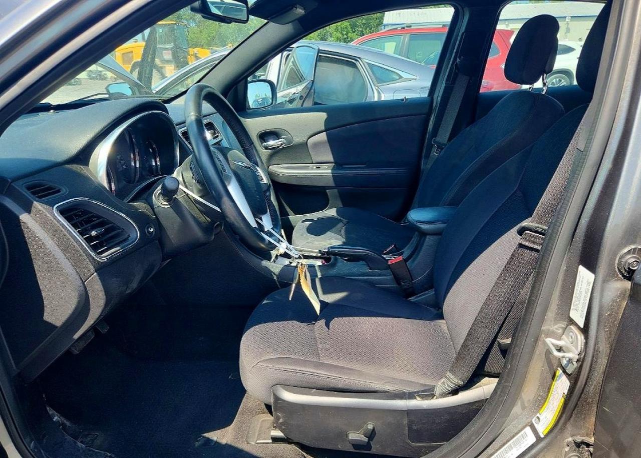 2012 Chrysler 200 Touring Gray vin: 1C3CCBBG9CN296271