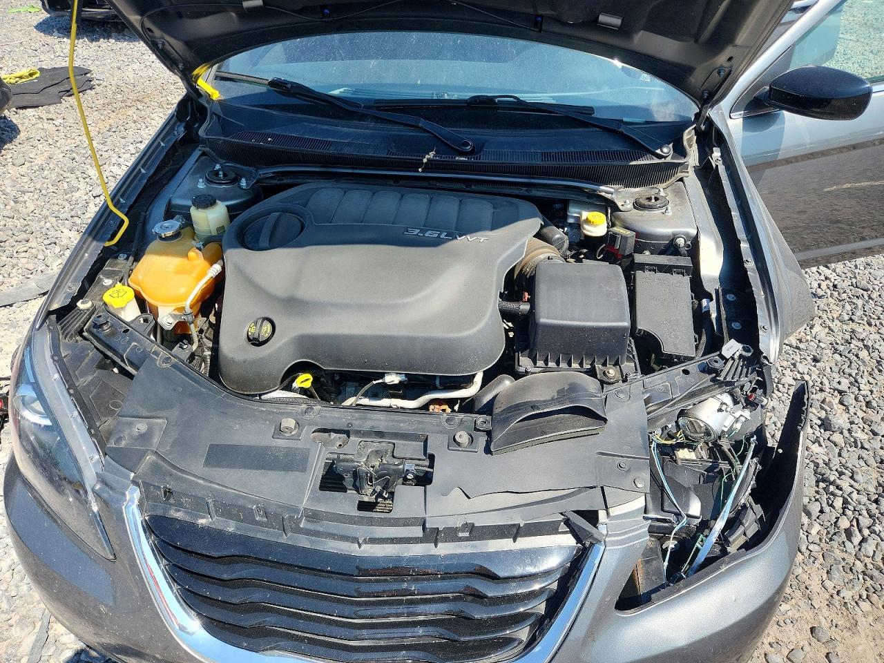 2012 Chrysler 200 Touring Gray vin: 1C3CCBBG9CN296271