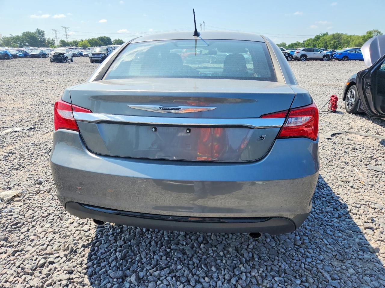 2012 Chrysler 200 Touring Gray vin: 1C3CCBBG9CN296271