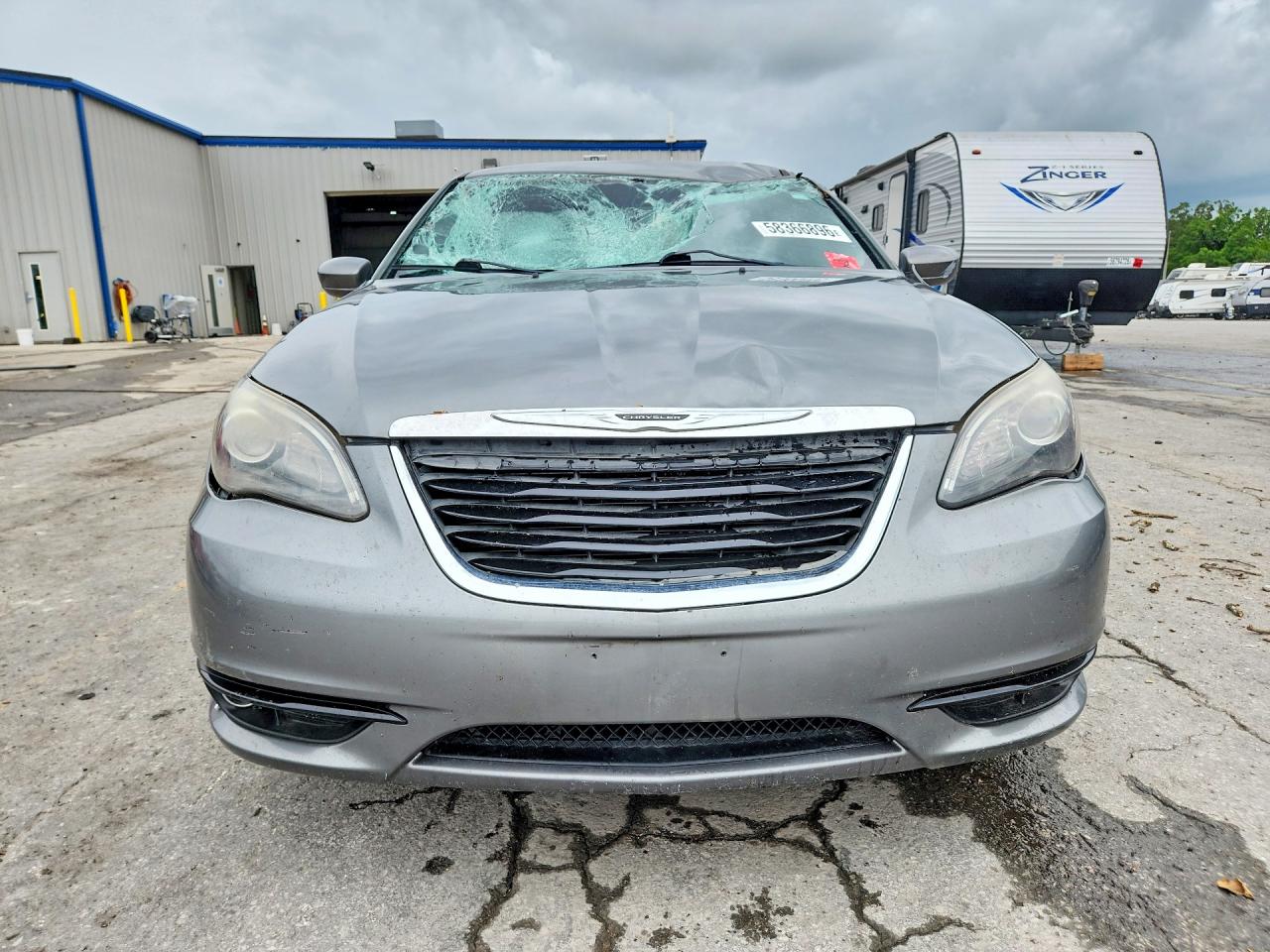 2012 Chrysler 200 Touring Серый vin: 1C3CCBBG9CN307639
