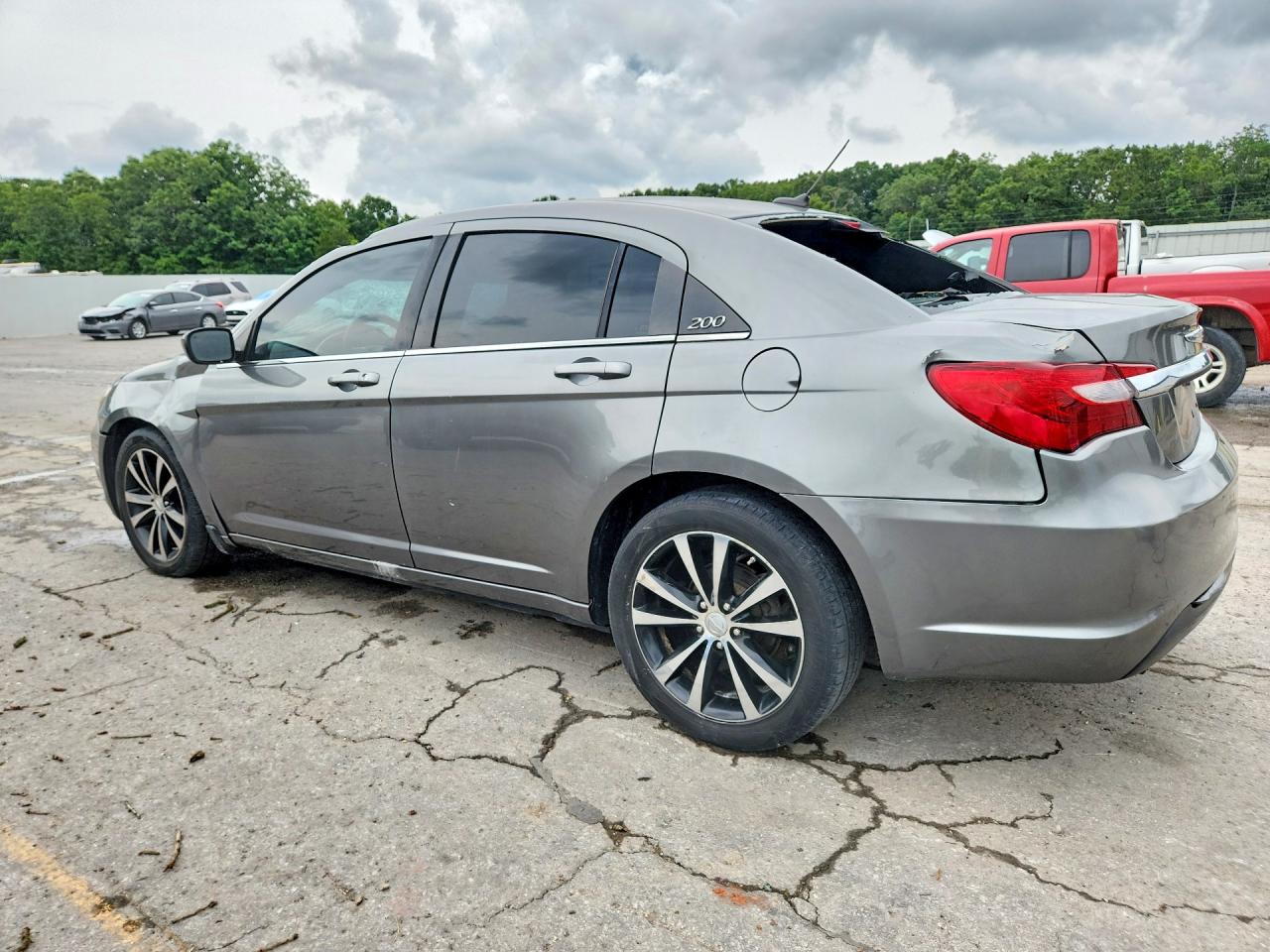 2012 Chrysler 200 Touring Серый vin: 1C3CCBBG9CN307639