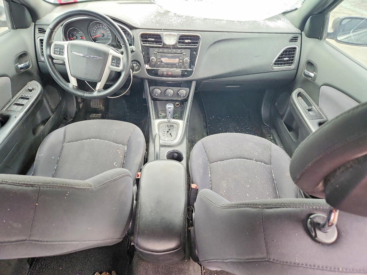 2012 Chrysler 200 Touring Серый vin: 1C3CCBBG9CN307639