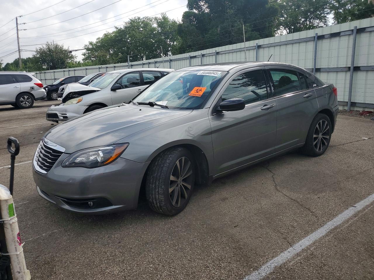 2013 Chrysler 200 Touring Silver vin: 1C3CCBBG9DN684781