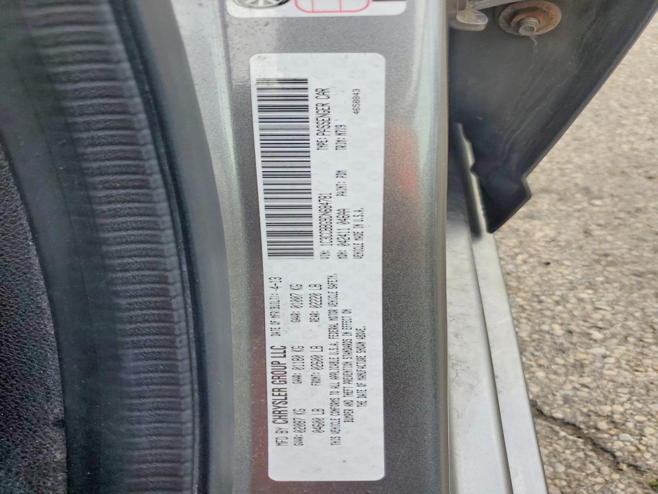 2013 Chrysler 200 Touring Silver vin: 1C3CCBBG9DN684781