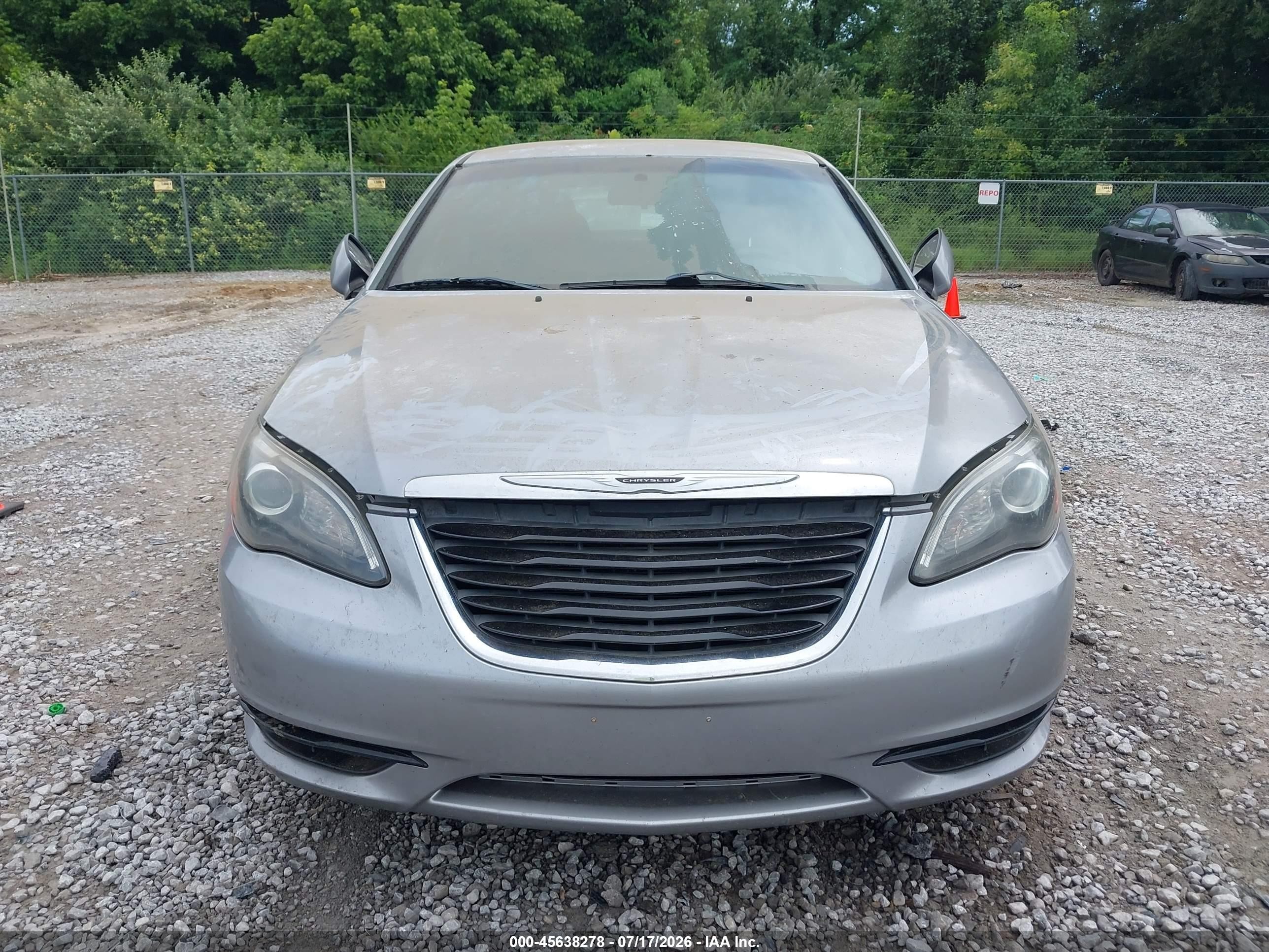 2014 Chrysler 200 Touring Gray vin: 1C3CCBBG9EN120002