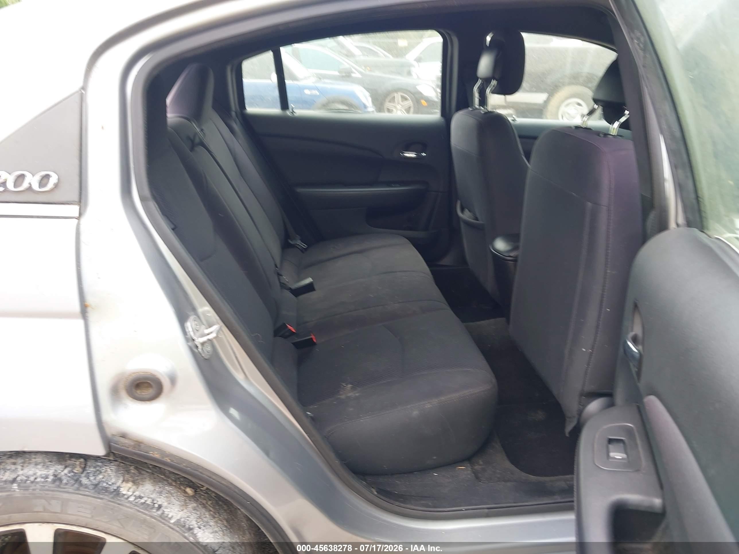 2014 Chrysler 200 Touring Gray vin: 1C3CCBBG9EN120002