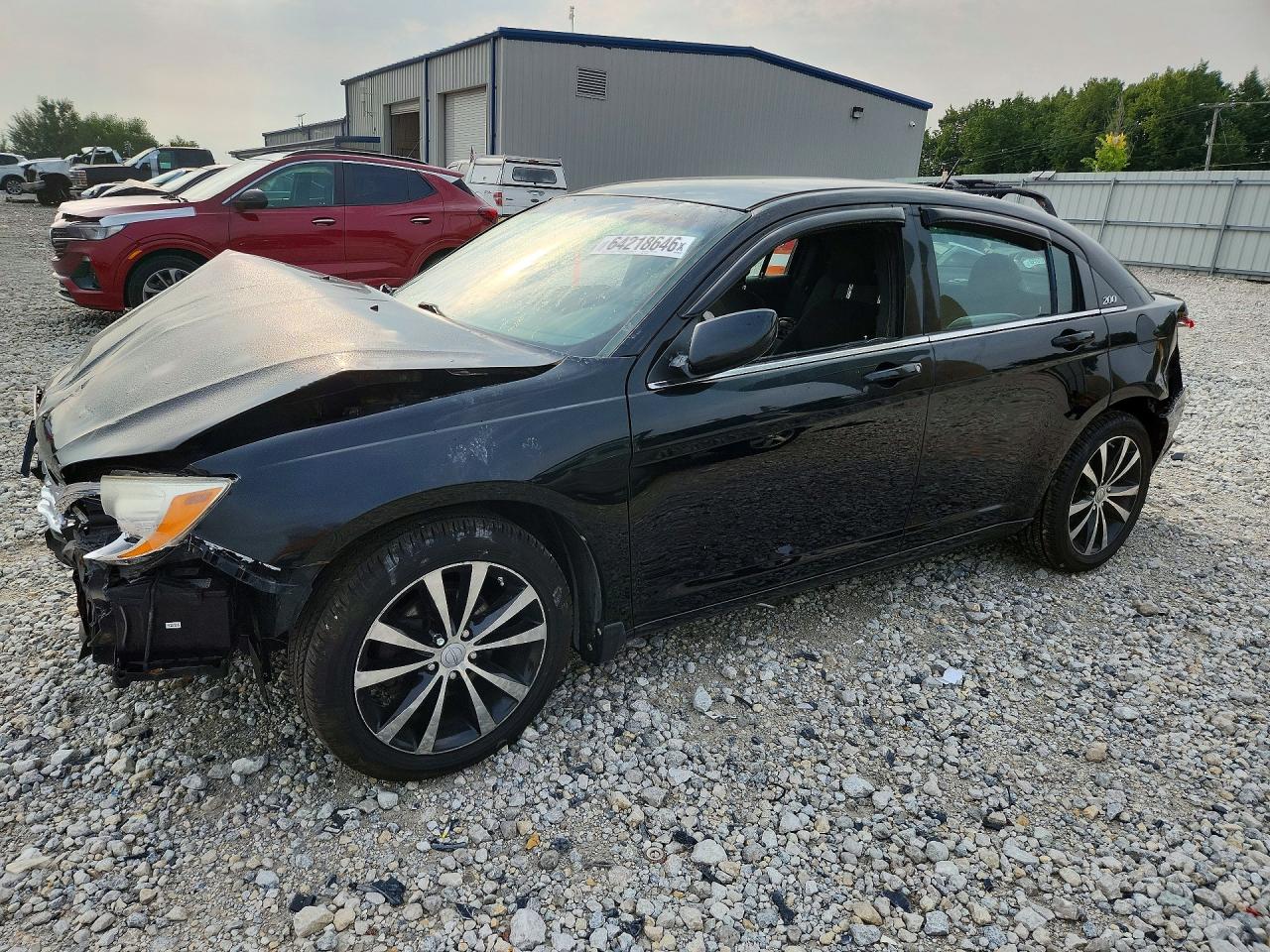 2013 Chrysler 200 Touring Black vin: 1C3CCBBGXDN747354