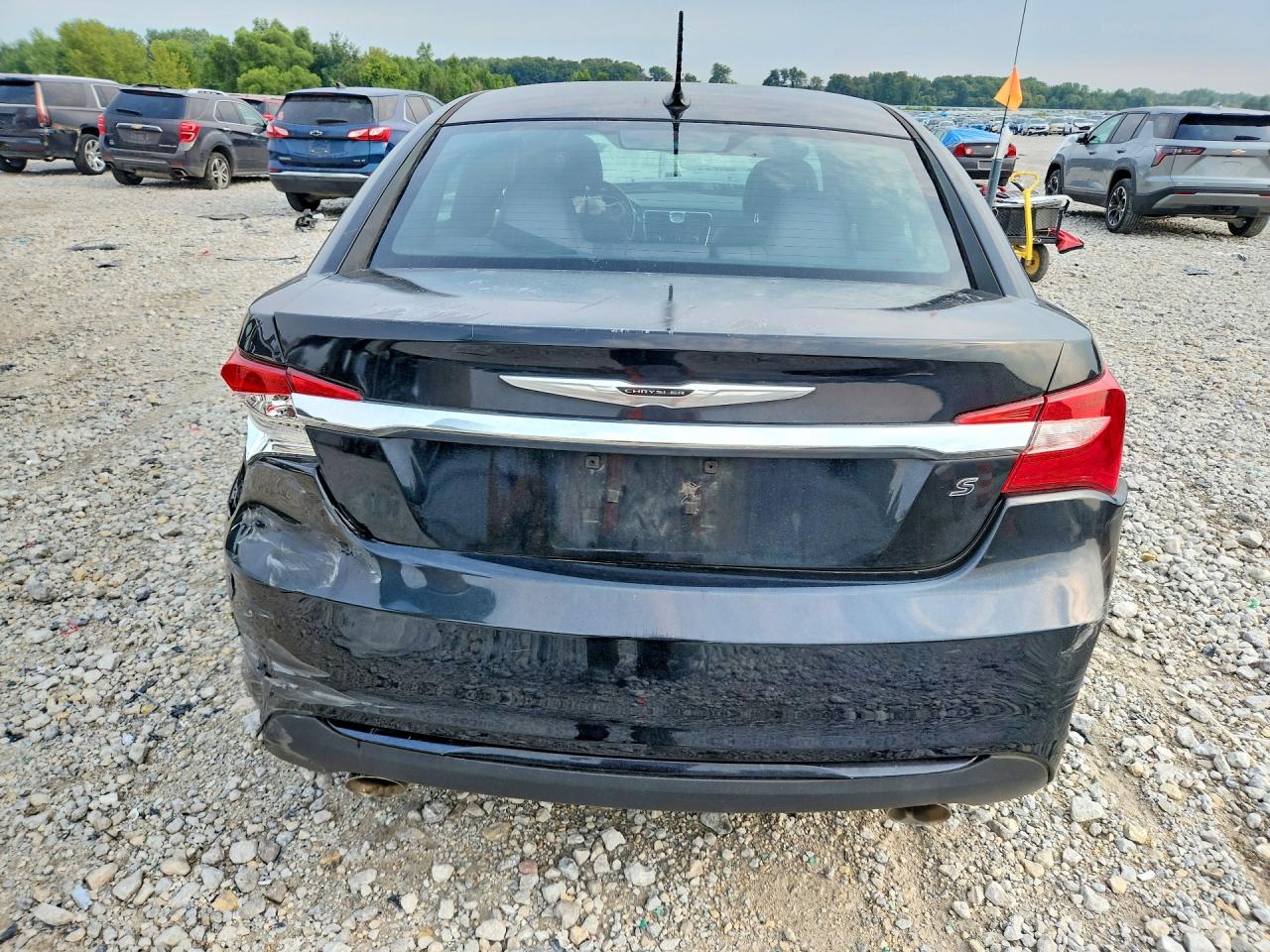2013 Chrysler 200 Touring Black vin: 1C3CCBBGXDN747354