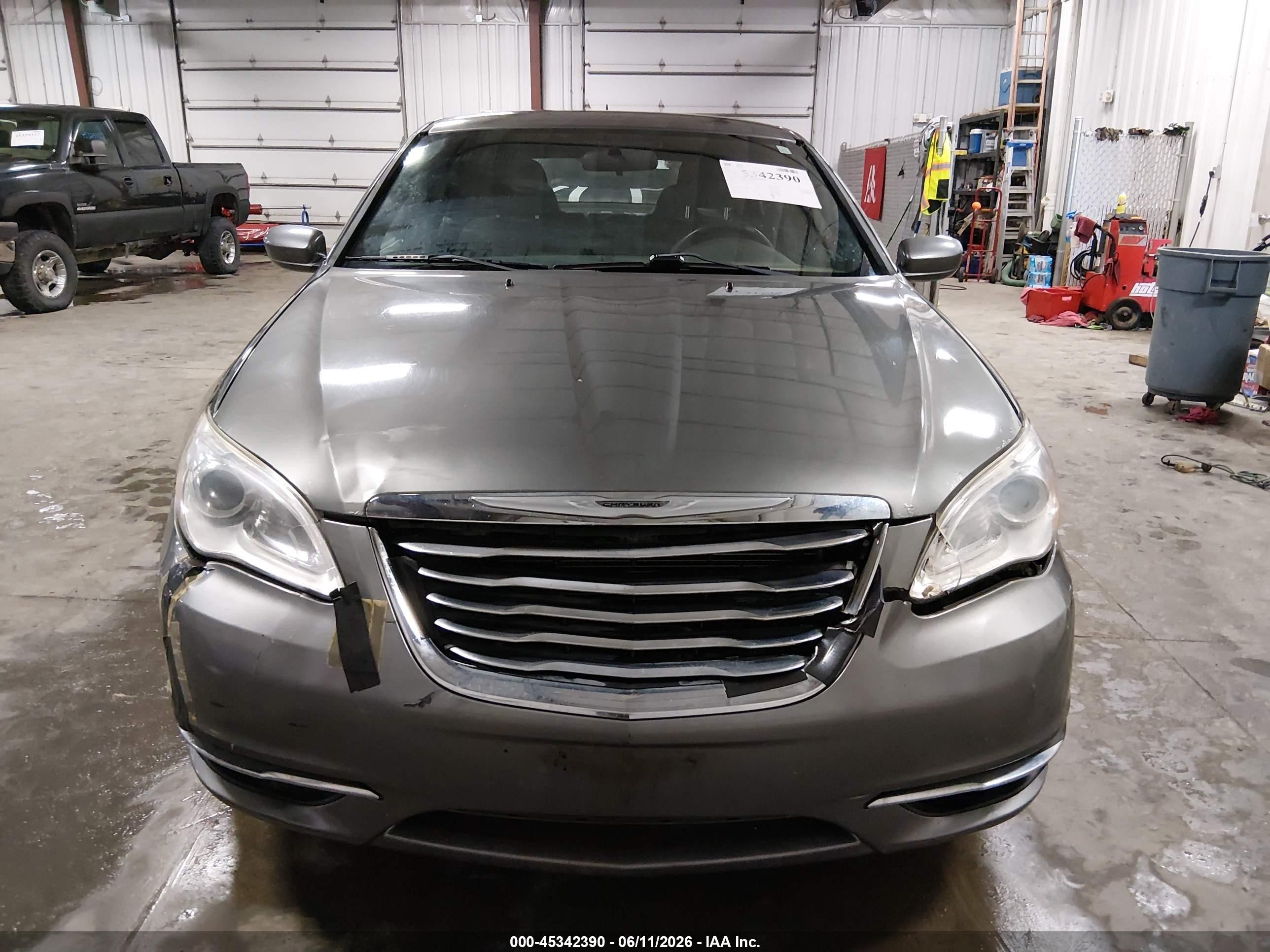 2013 Chrysler 200 Touring Gray vin: 1C3CCBBGXDN755504