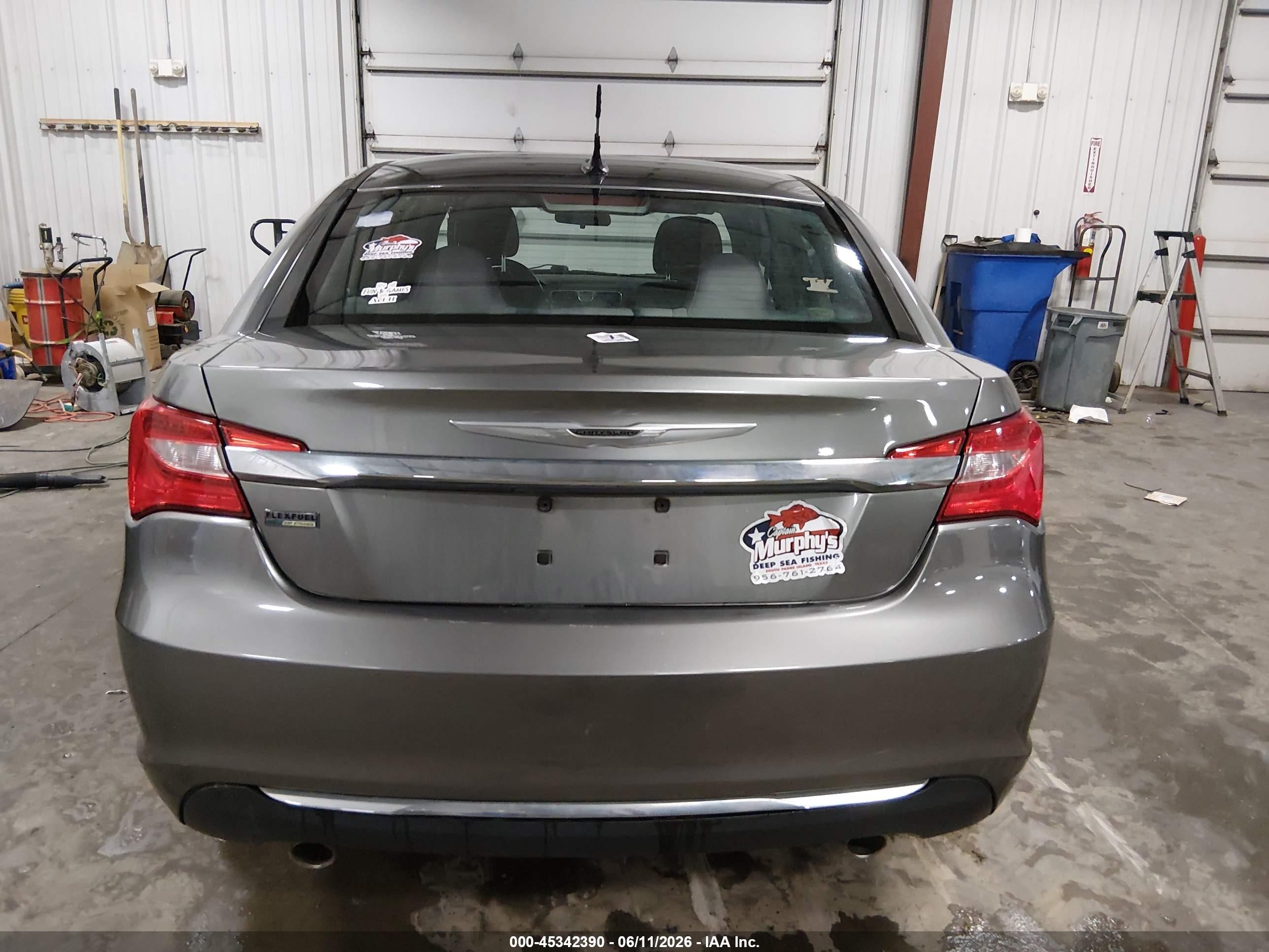 2013 Chrysler 200 Touring Gray vin: 1C3CCBBGXDN755504