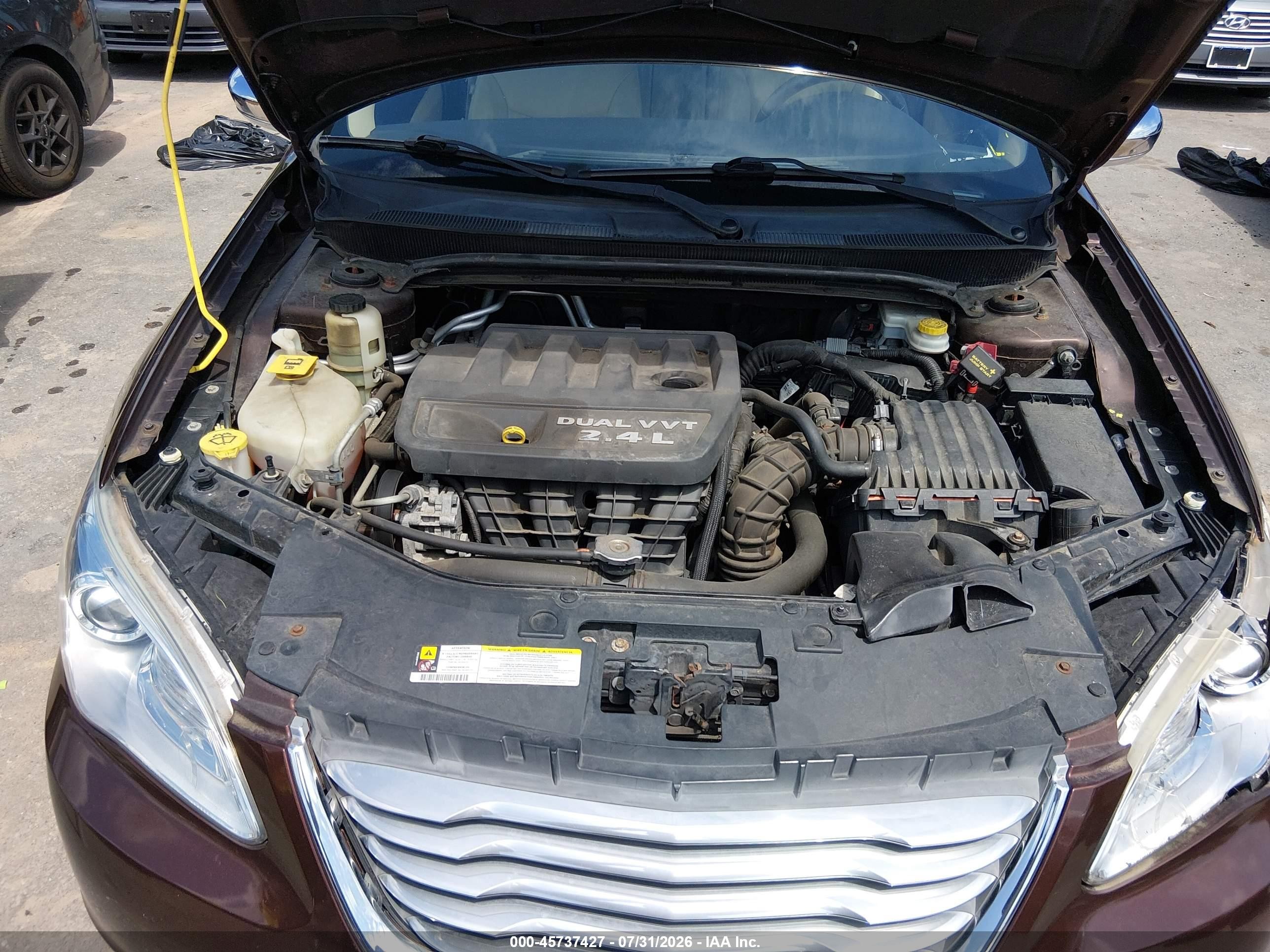 2012 Chrysler 200 Limited Коричневый vin: 1C3CCBCB0CN169606