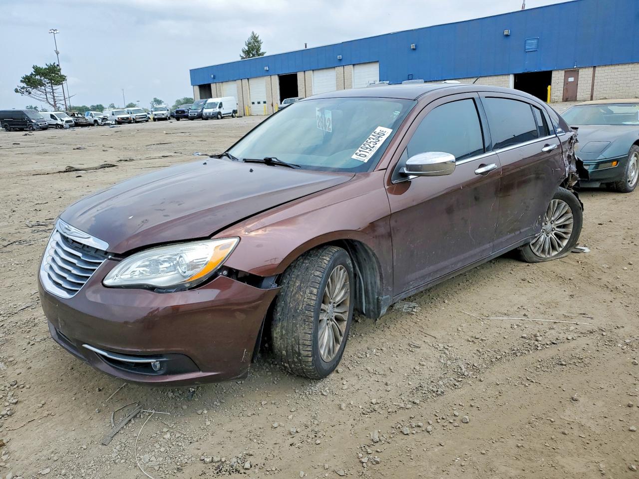 2012 Chrysler 200 Limited Burgundy vin: 1C3CCBCB1CN305693