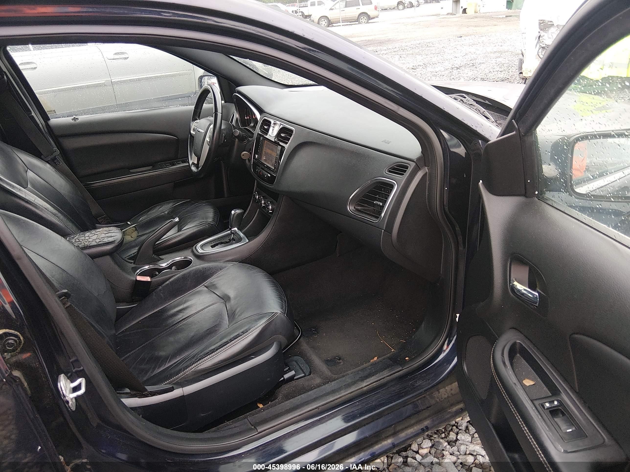 2012 Chrysler 200 Limited Dark Blue vin: 1C3CCBCB3CN307591