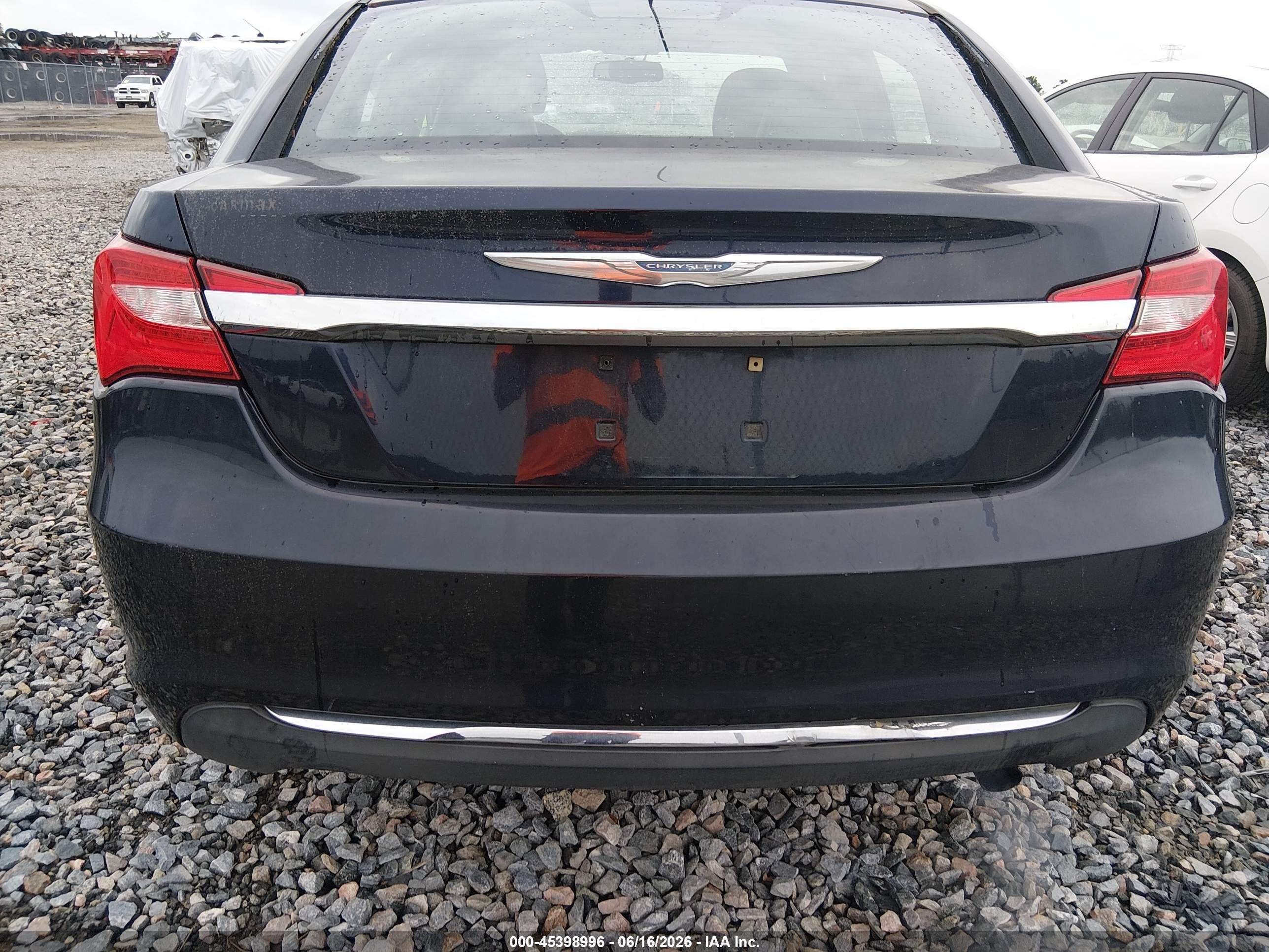 2012 Chrysler 200 Limited Dark Blue vin: 1C3CCBCB3CN307591