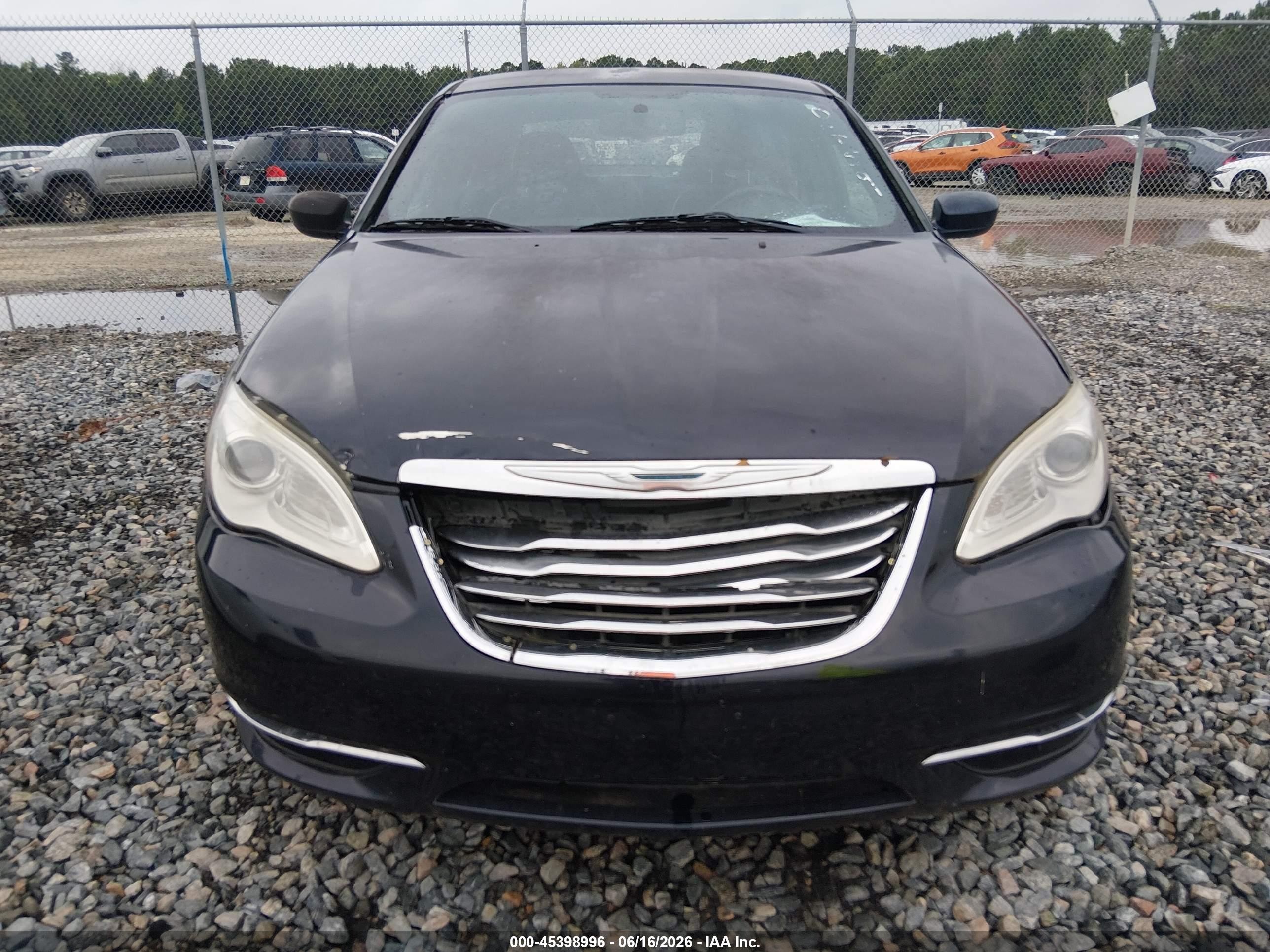 2012 Chrysler 200 Limited Dark Blue vin: 1C3CCBCB3CN307591