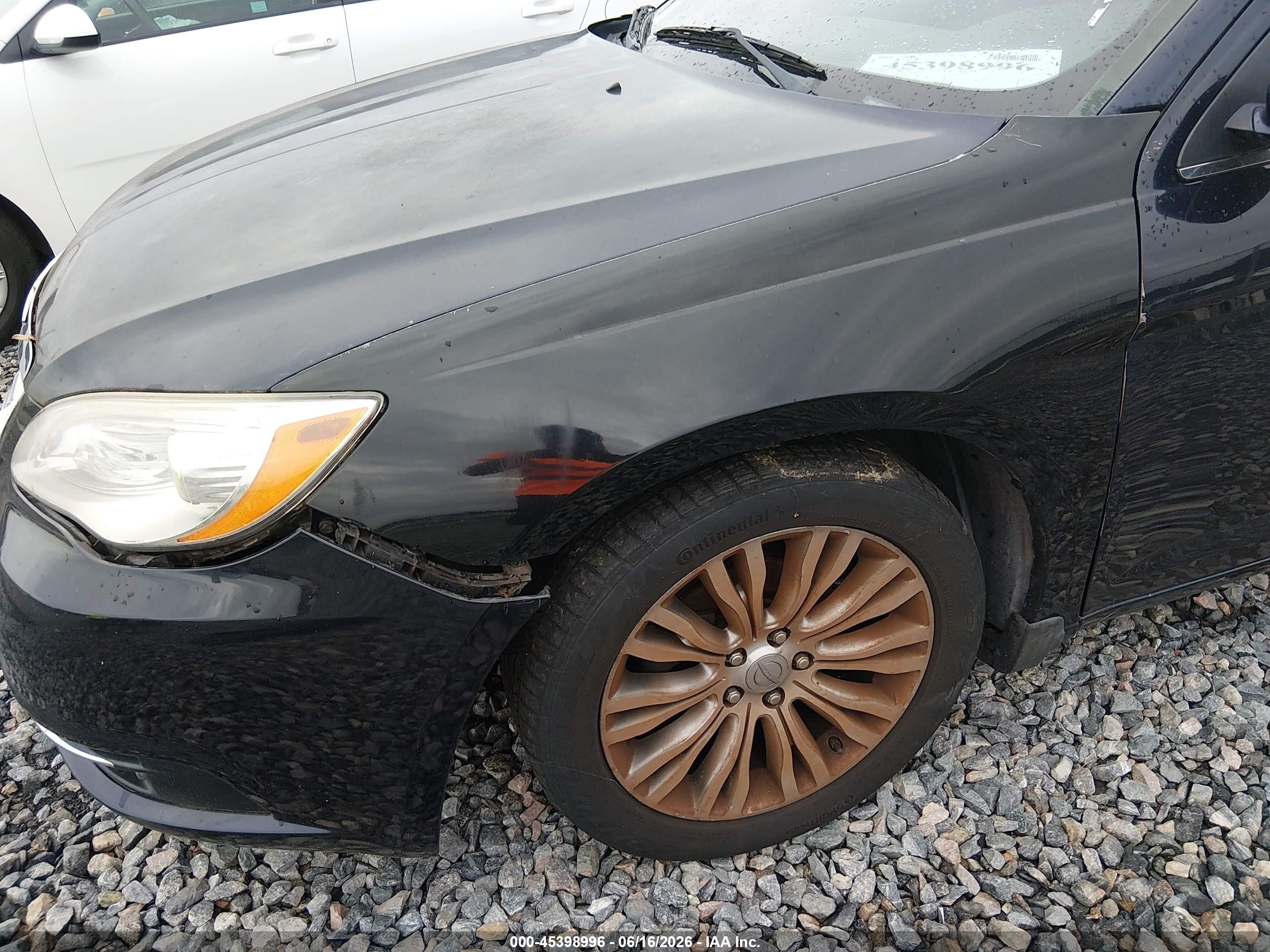 2012 Chrysler 200 Limited Dark Blue vin: 1C3CCBCB3CN307591