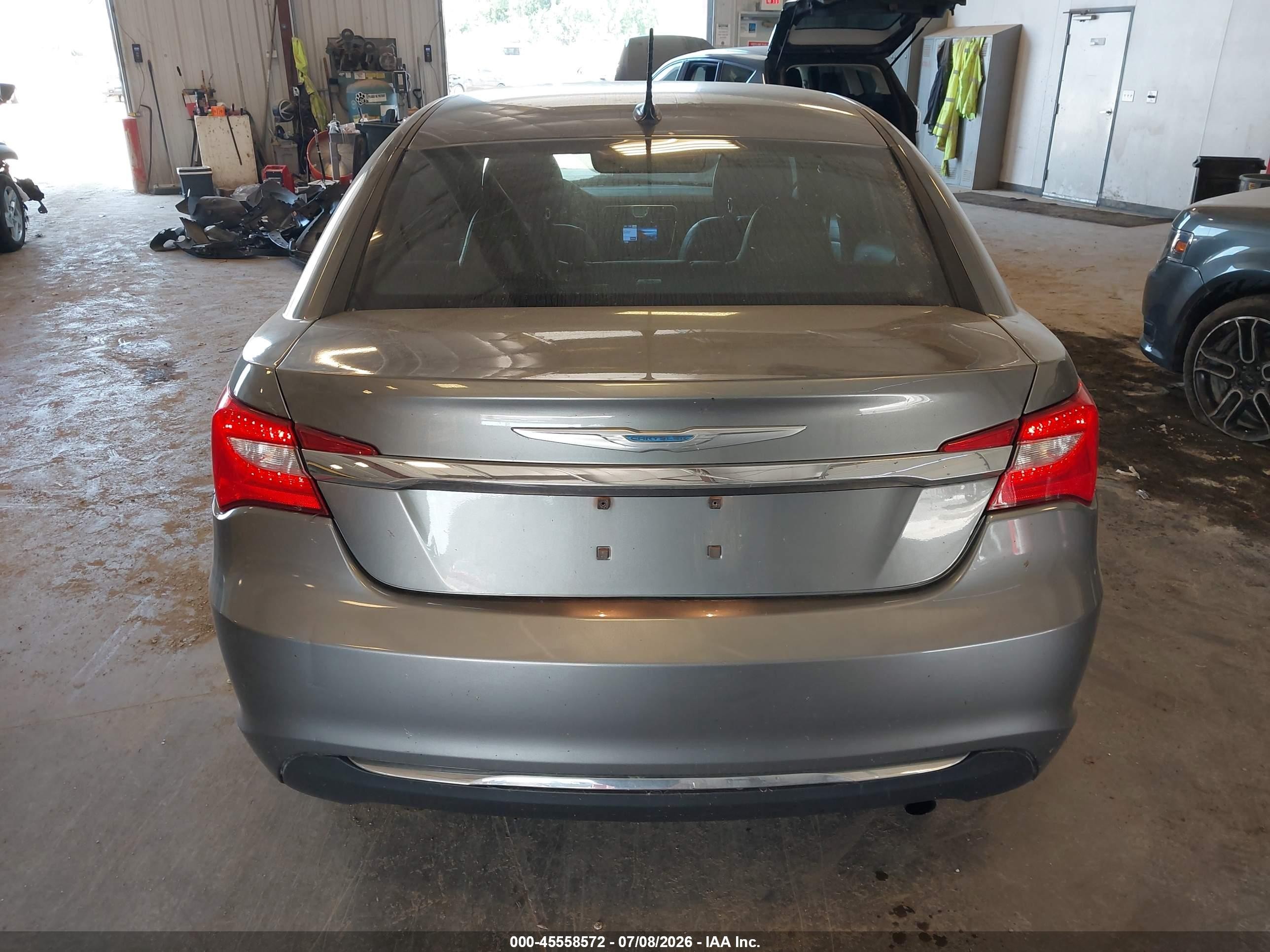 2012 Chrysler 200 Limited Gray vin: 1C3CCBCB4CN284855