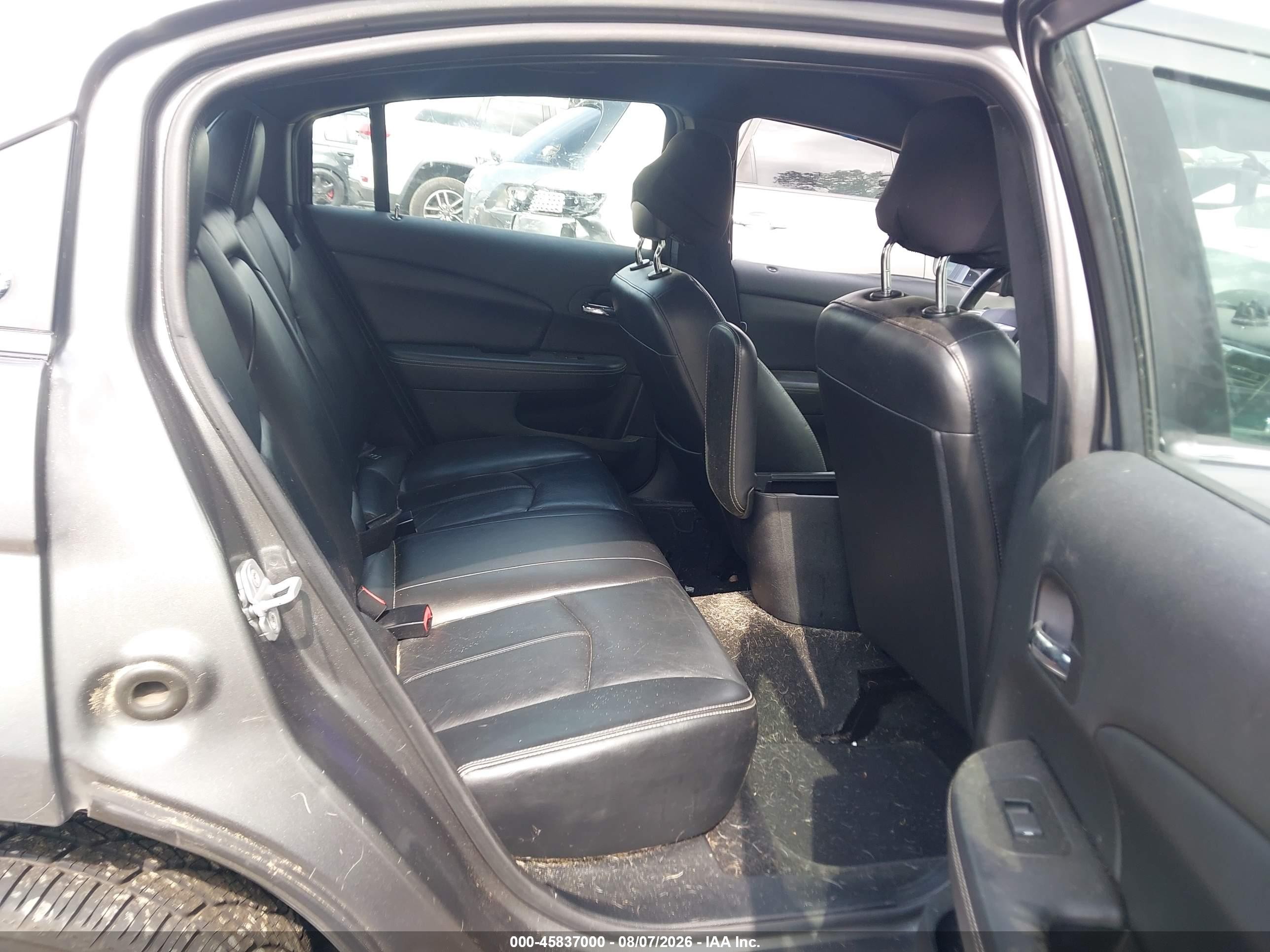 2012 Chrysler 200 Limited Серый vin: 1C3CCBCB5CN257616