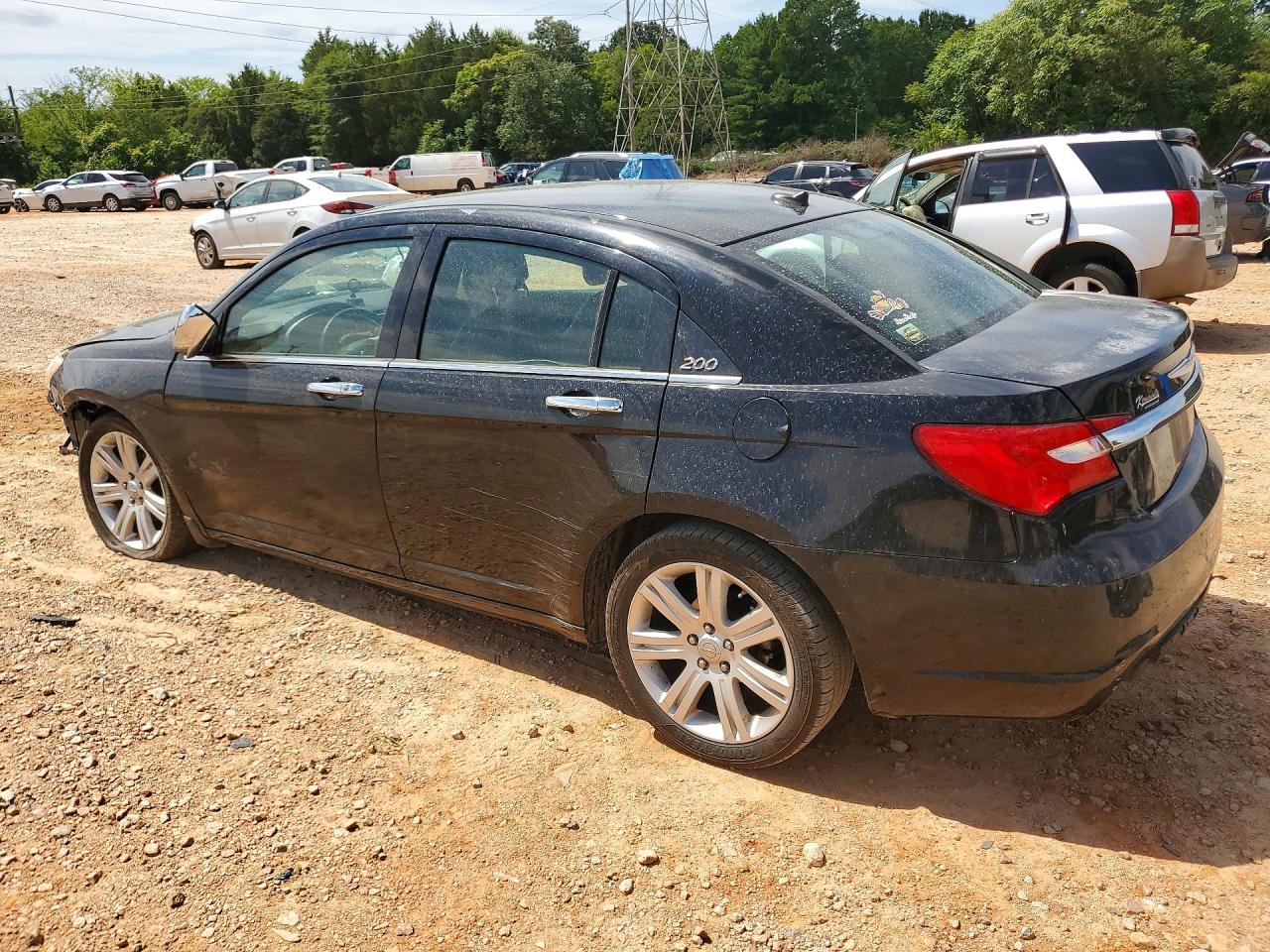 2012 Chrysler 200 Limited Black vin: 1C3CCBCB6CN176009