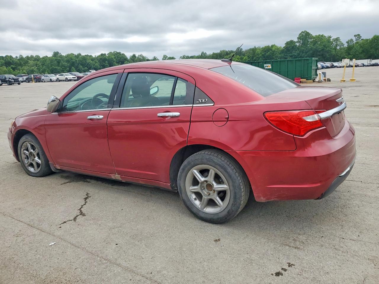2012 Chrysler 200 Limited Красный vin: 1C3CCBCB6CN176348