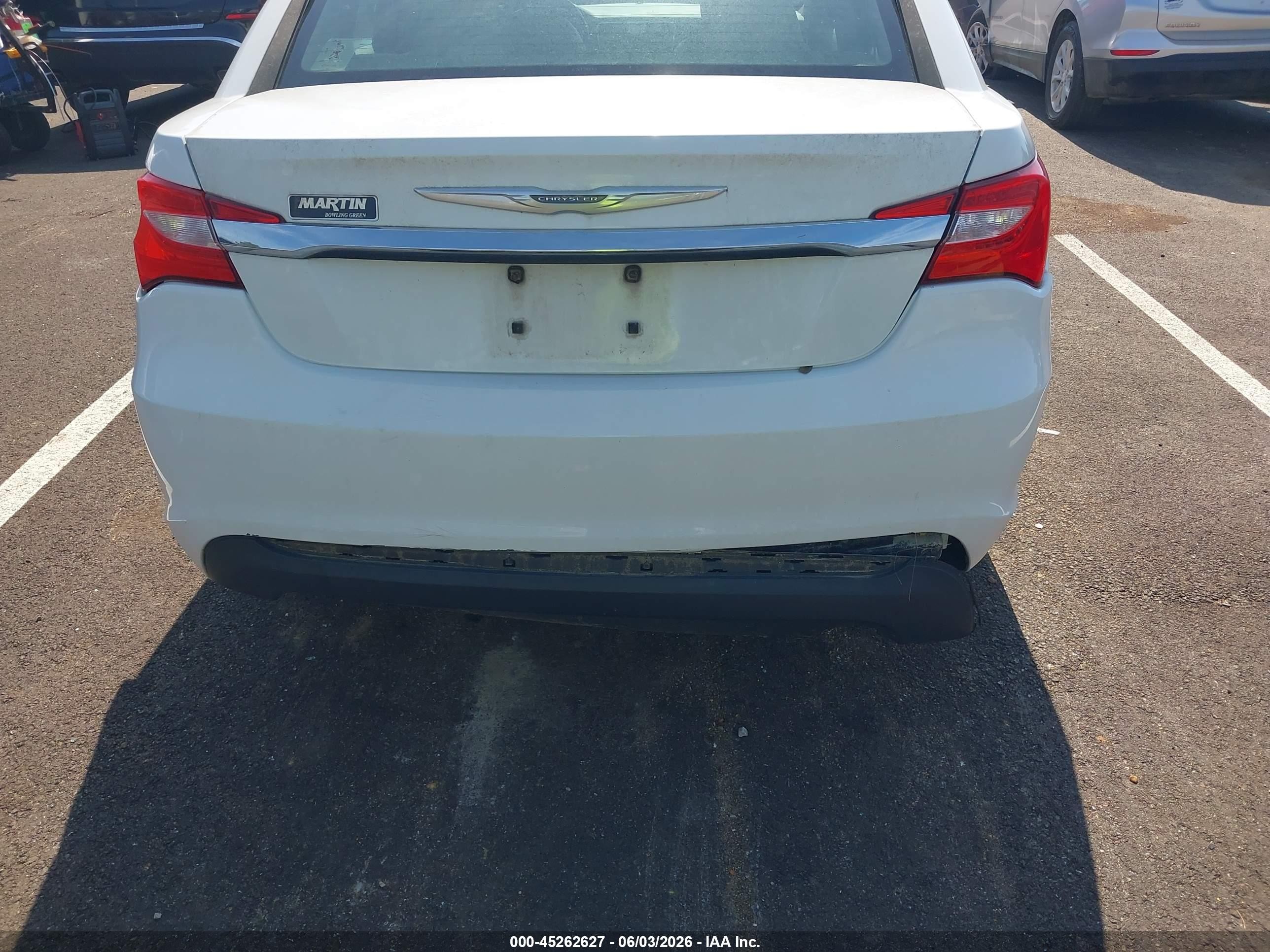 2012 Chrysler 200 Limited Белый vin: 1C3CCBCB6CN178830