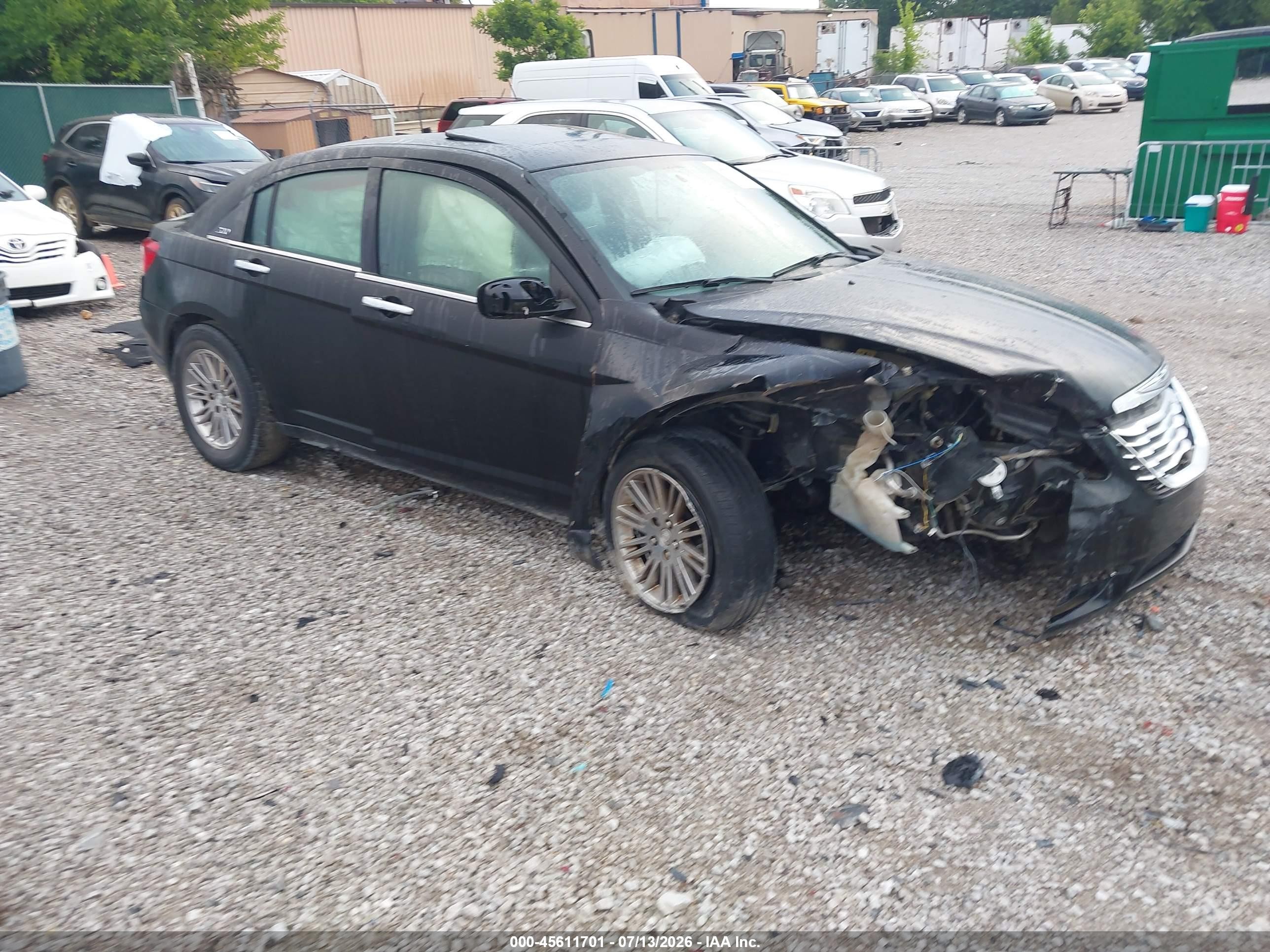 2012 Chrysler 200 Limited Black vin: 1C3CCBCB6CN255440