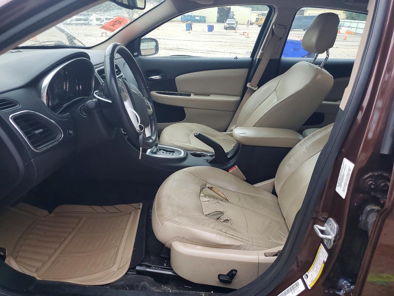 2012 Chrysler 200 Limited Бордовый vin: 1C3CCBCB6CN303843