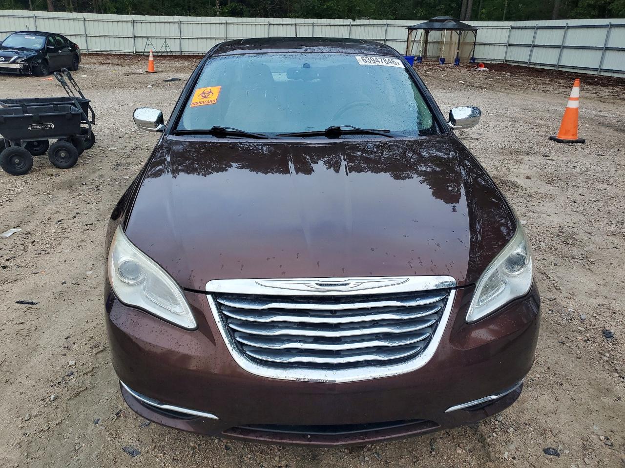 2012 Chrysler 200 Limited Бордовый vin: 1C3CCBCB6CN303843