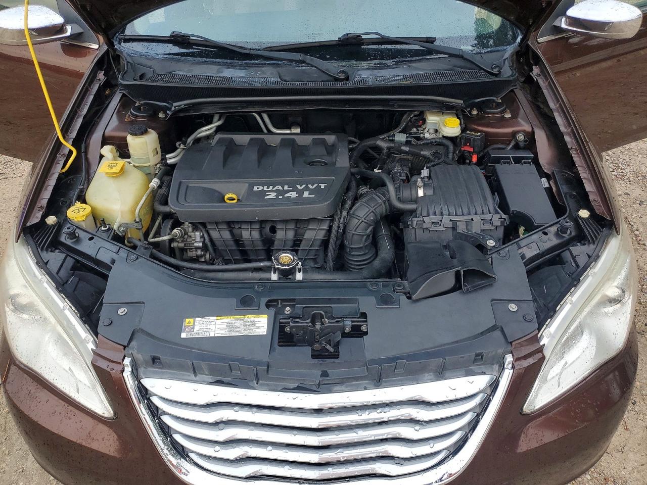 2012 Chrysler 200 Limited Бордовый vin: 1C3CCBCB6CN303843