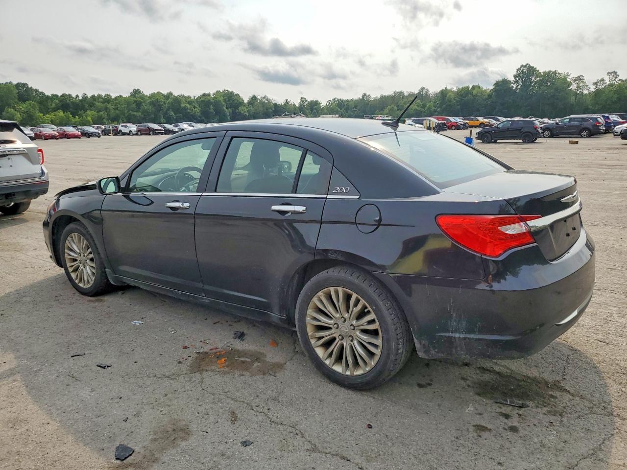 2012 Chrysler 200 Limited Black vin: 1C3CCBCB7CN159378