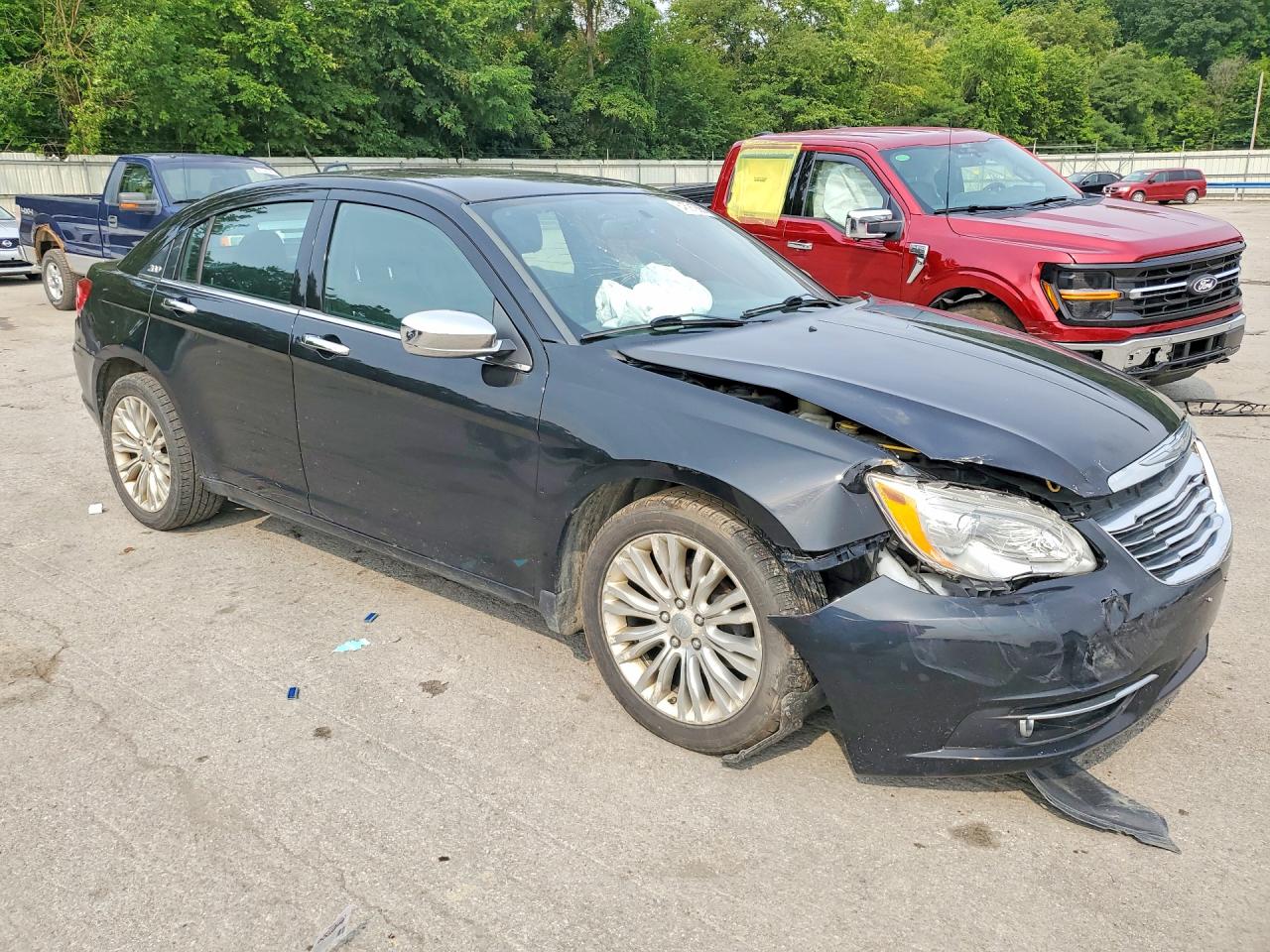 2012 Chrysler 200 Limited Black vin: 1C3CCBCB7CN159378