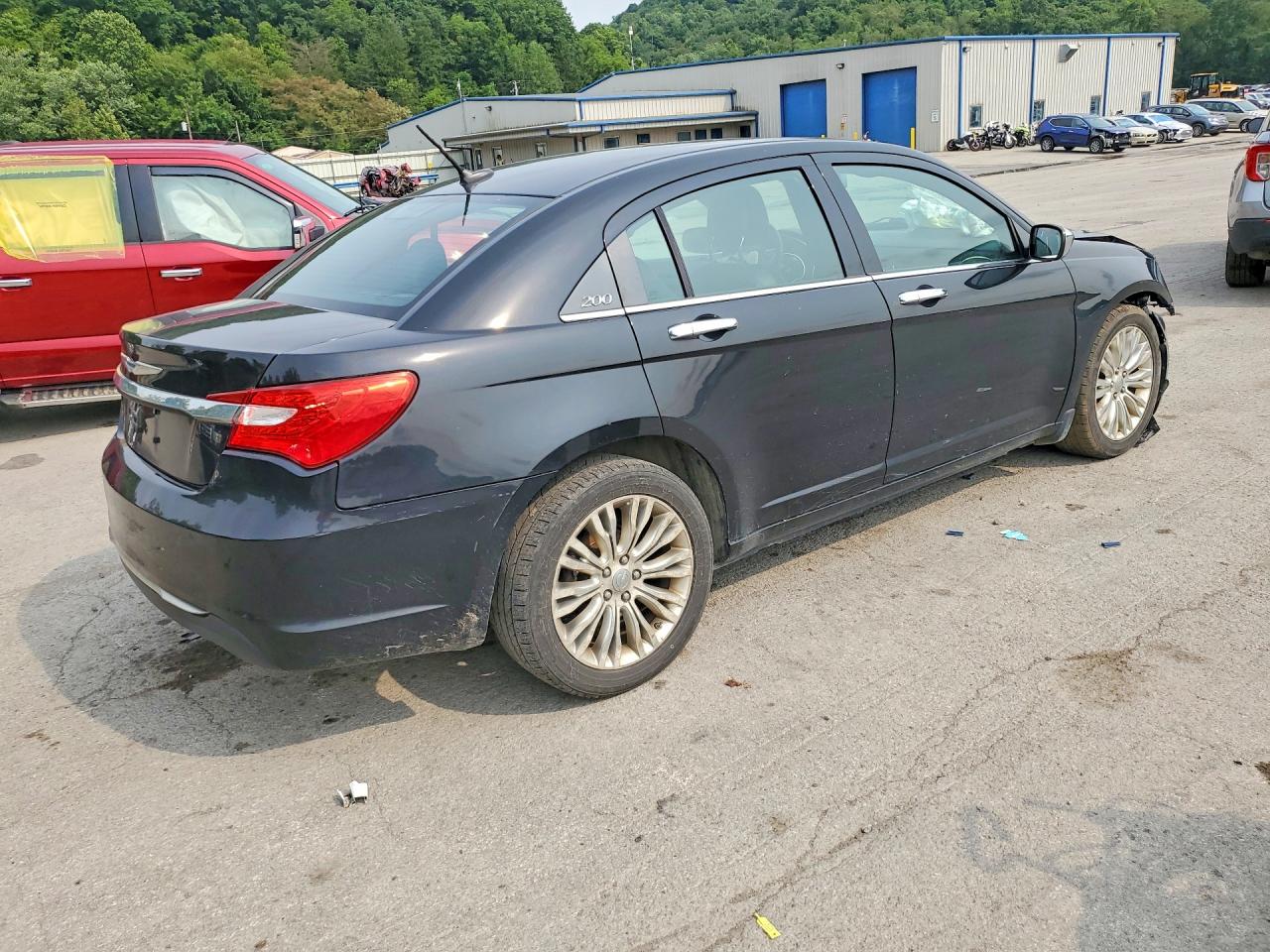 2012 Chrysler 200 Limited Black vin: 1C3CCBCB7CN159378