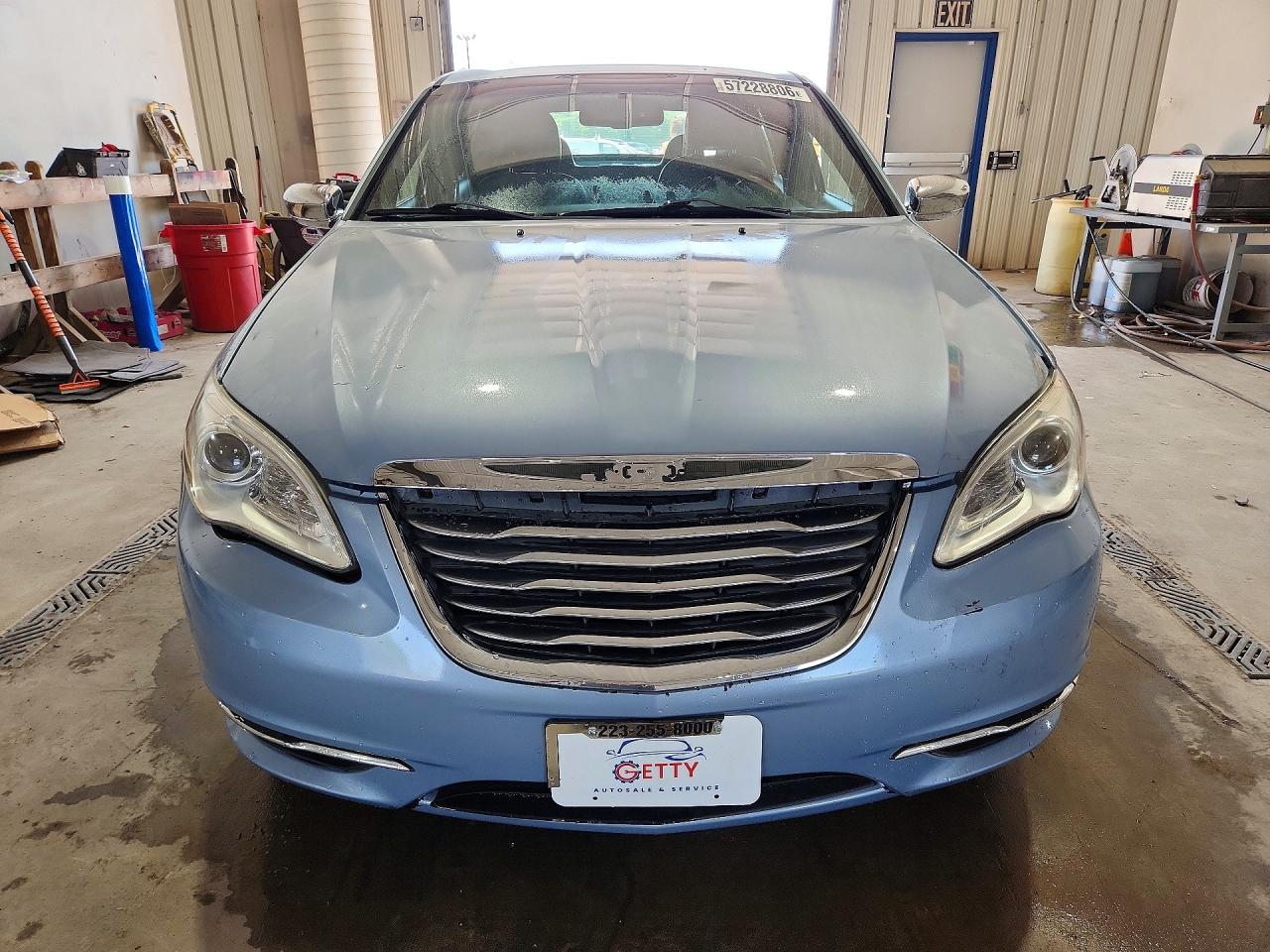 2012 Chrysler 200 Limited Blue vin: 1C3CCBCB7CN162510
