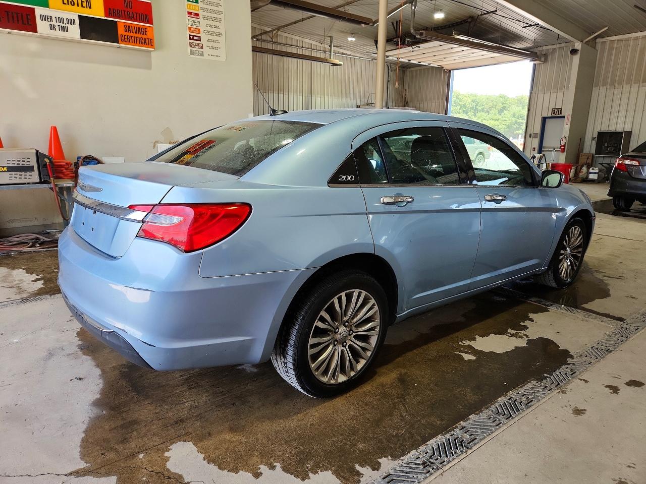 2012 Chrysler 200 Limited Blue vin: 1C3CCBCB7CN162510
