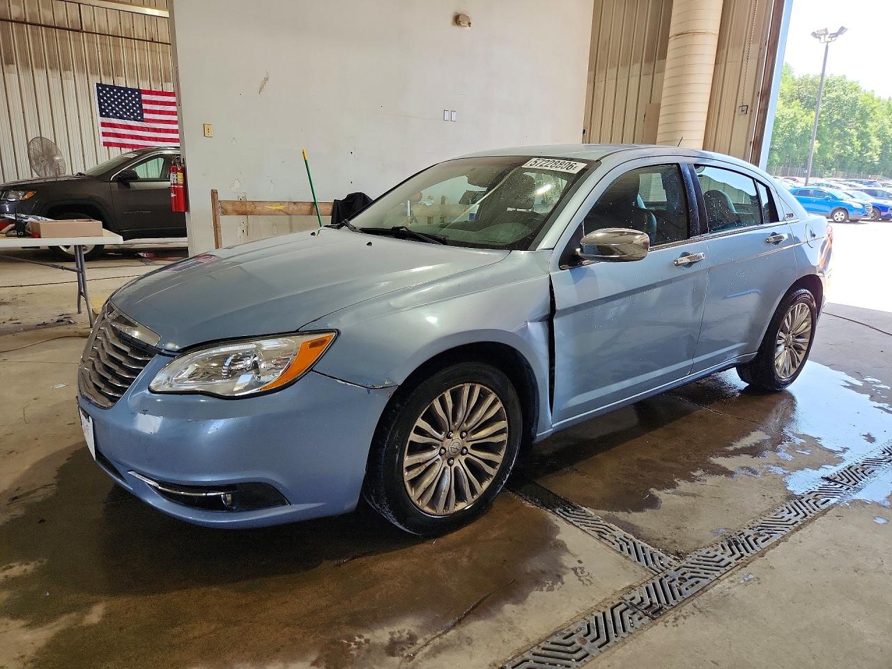 2012 Chrysler 200 Limited Blue vin: 1C3CCBCB7CN162510