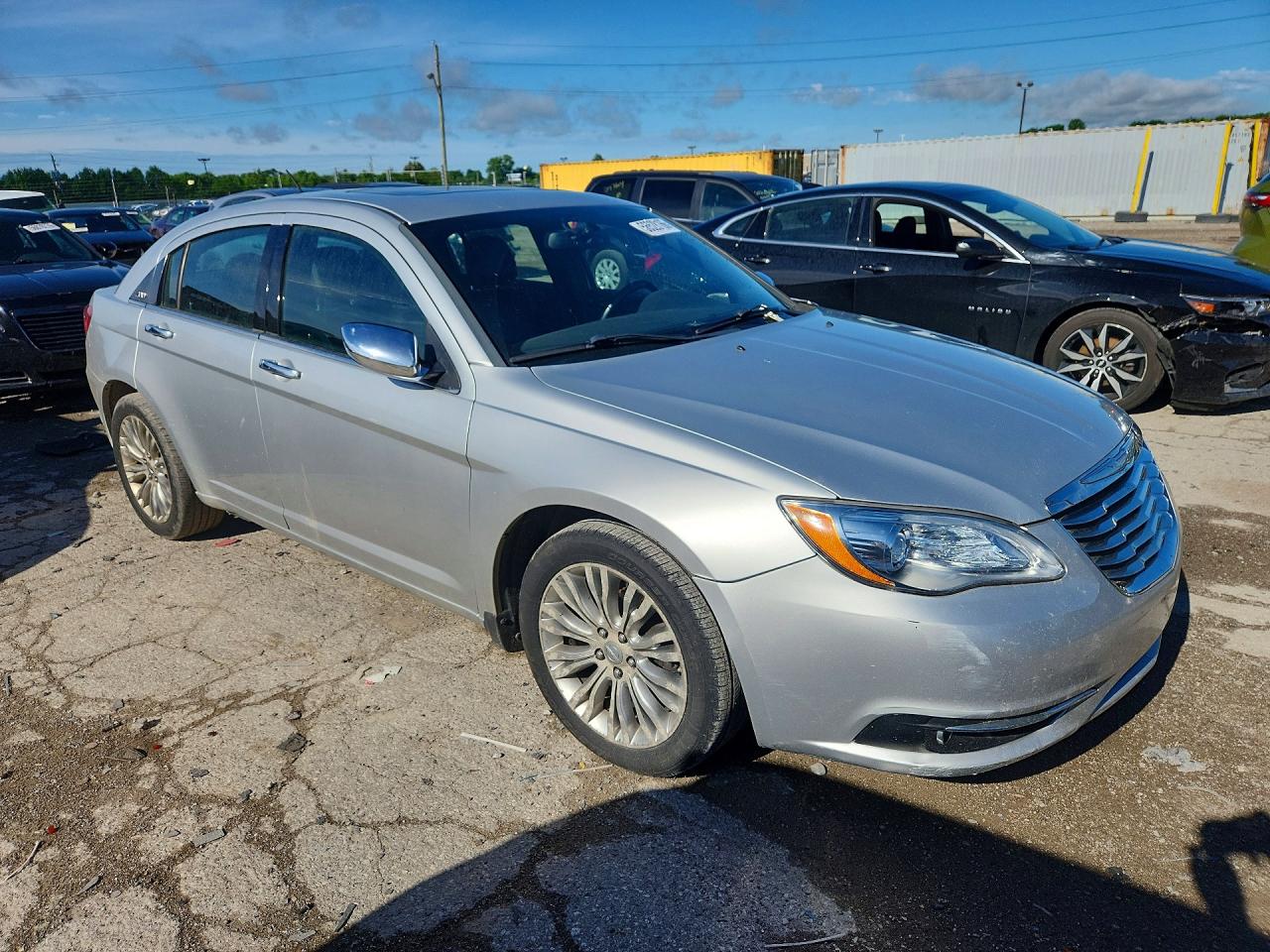 2012 Chrysler 200 Limited Silver vin: 1C3CCBCB7CN181266