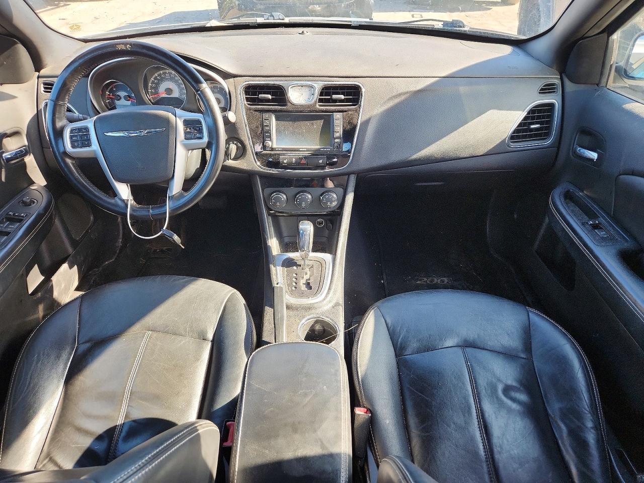 2012 Chrysler 200 Limited Silver vin: 1C3CCBCB7CN181266