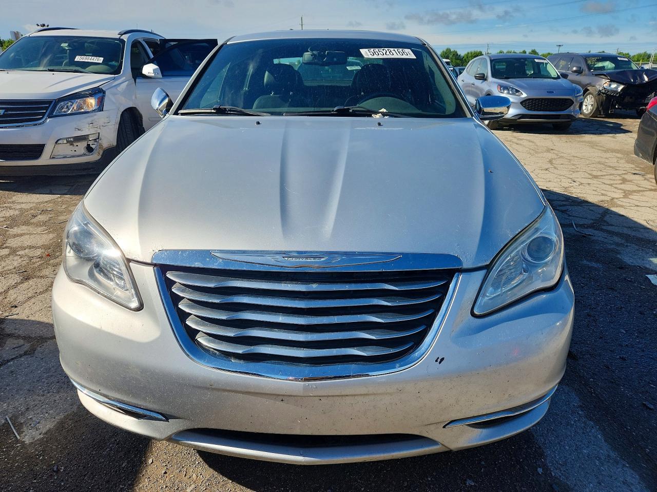 2012 Chrysler 200 Limited Silver vin: 1C3CCBCB7CN181266
