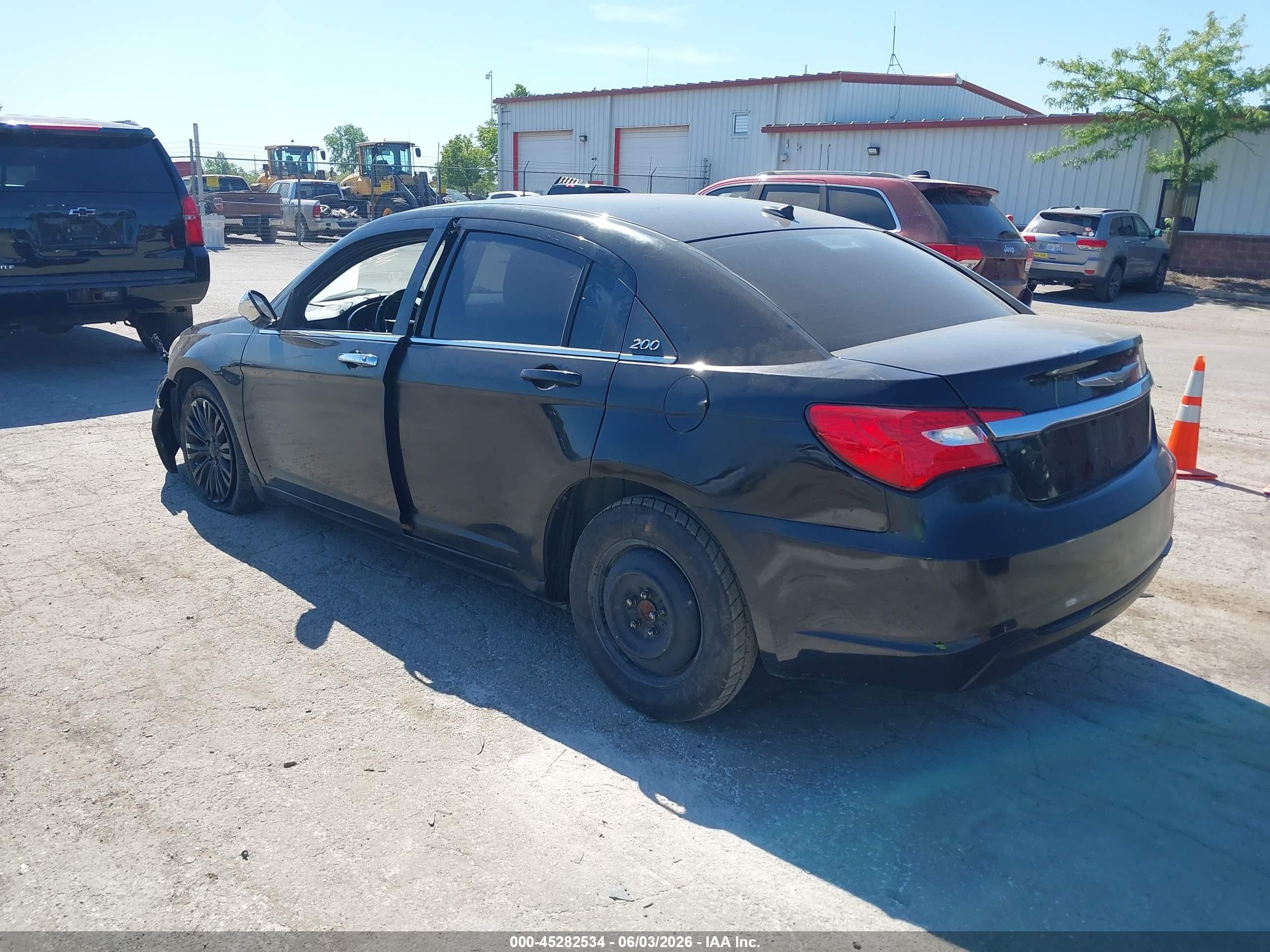2012 Chrysler 200 Limited Черный vin: 1C3CCBCB7CN210751