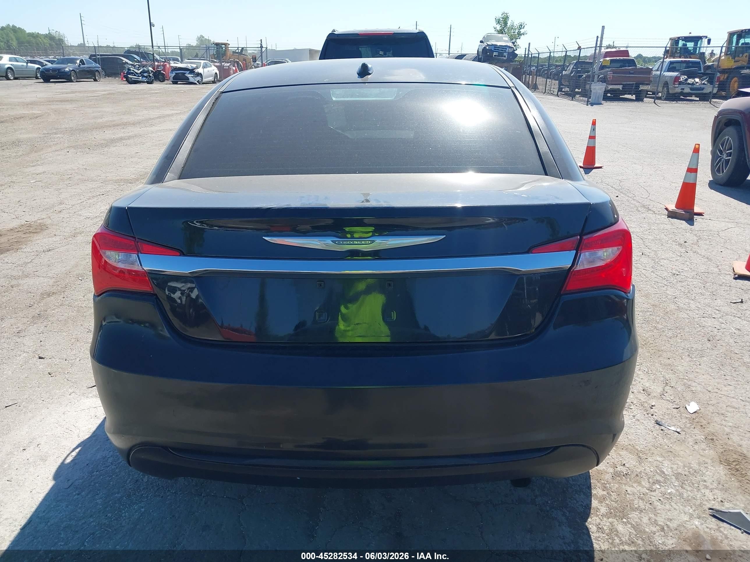 2012 Chrysler 200 Limited Черный vin: 1C3CCBCB7CN210751