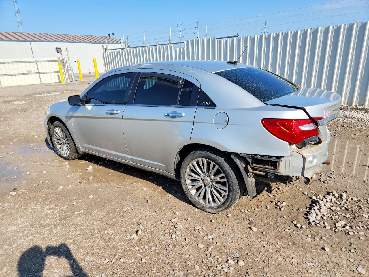 2012 Chrysler 200 Silver vin: 1C3CCBCB9CN164887