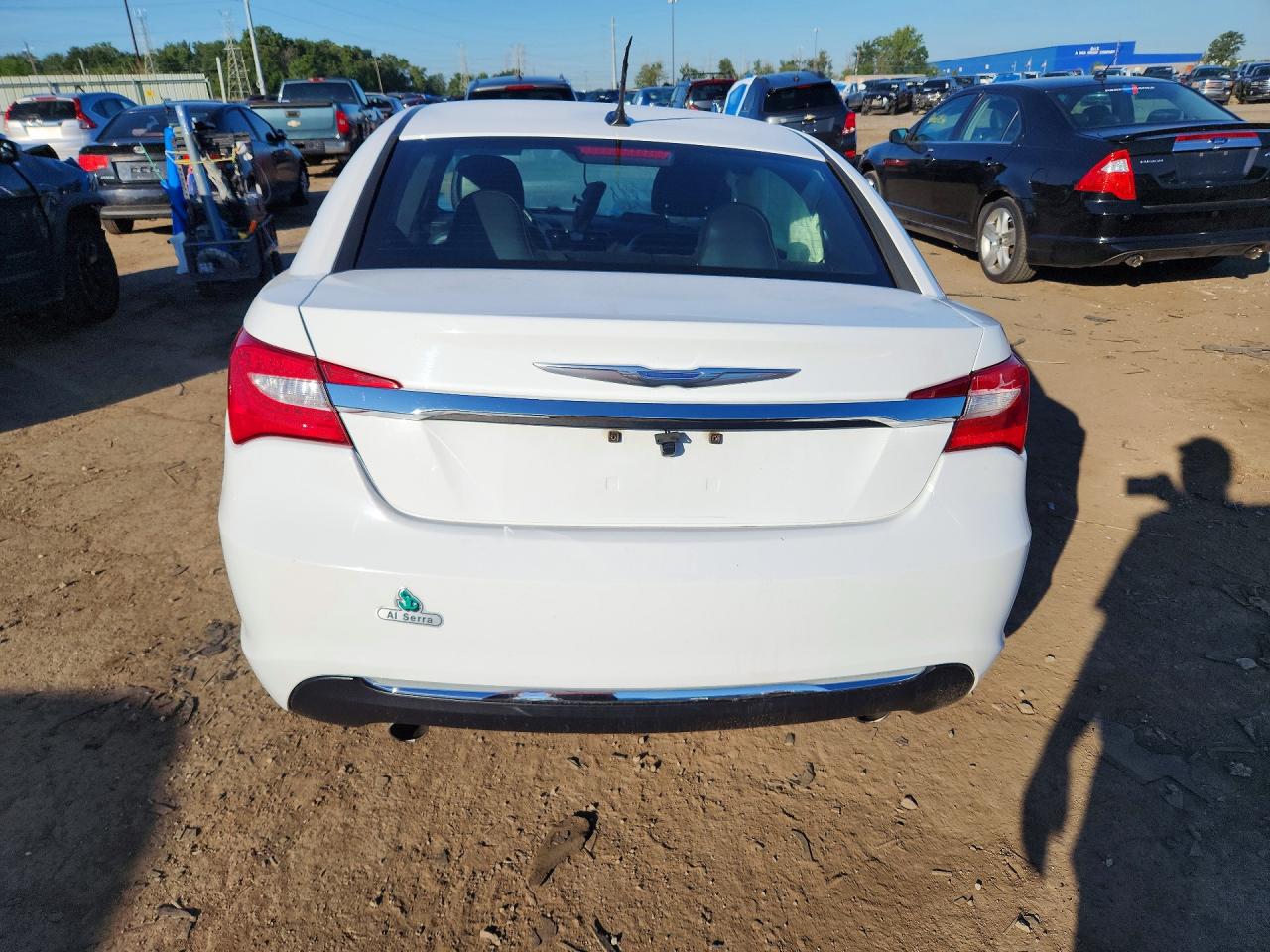 2012 Chrysler 200 Limited White vin: 1C3CCBCG0CN327079