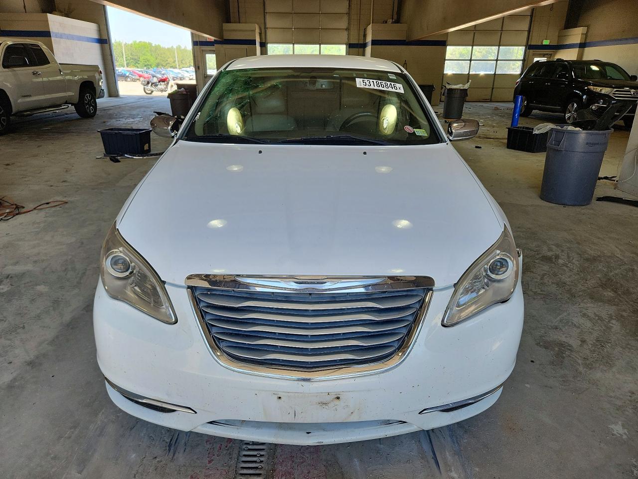 2013 Chrysler 200 Limited Белый vin: 1C3CCBCG1DN523937