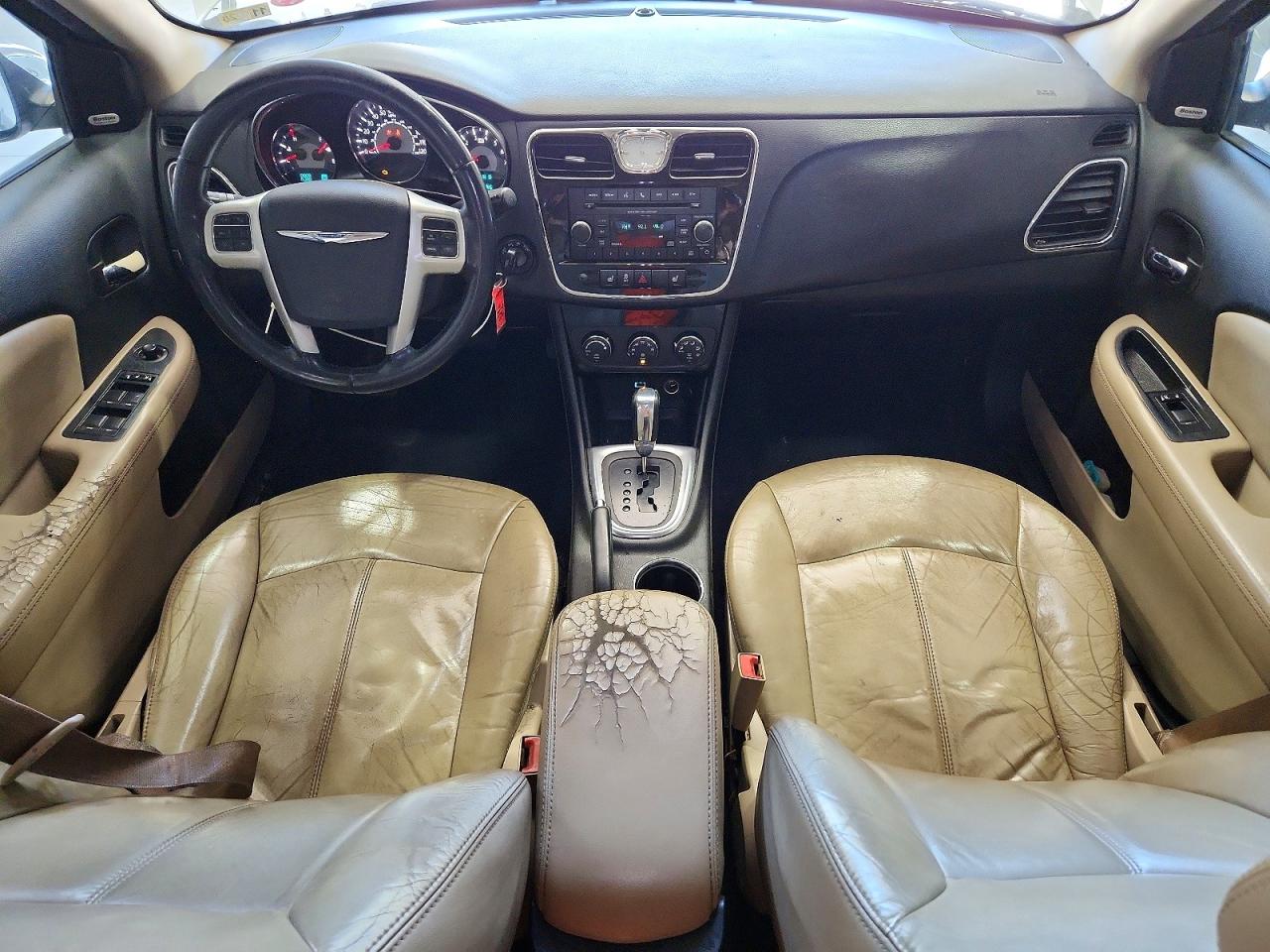 2013 Chrysler 200 Limited Белый vin: 1C3CCBCG1DN523937